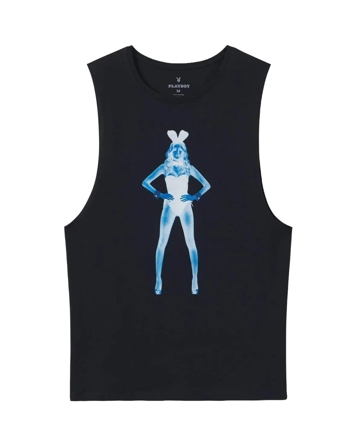 Bunny To The Bone Tank Petrol Blue