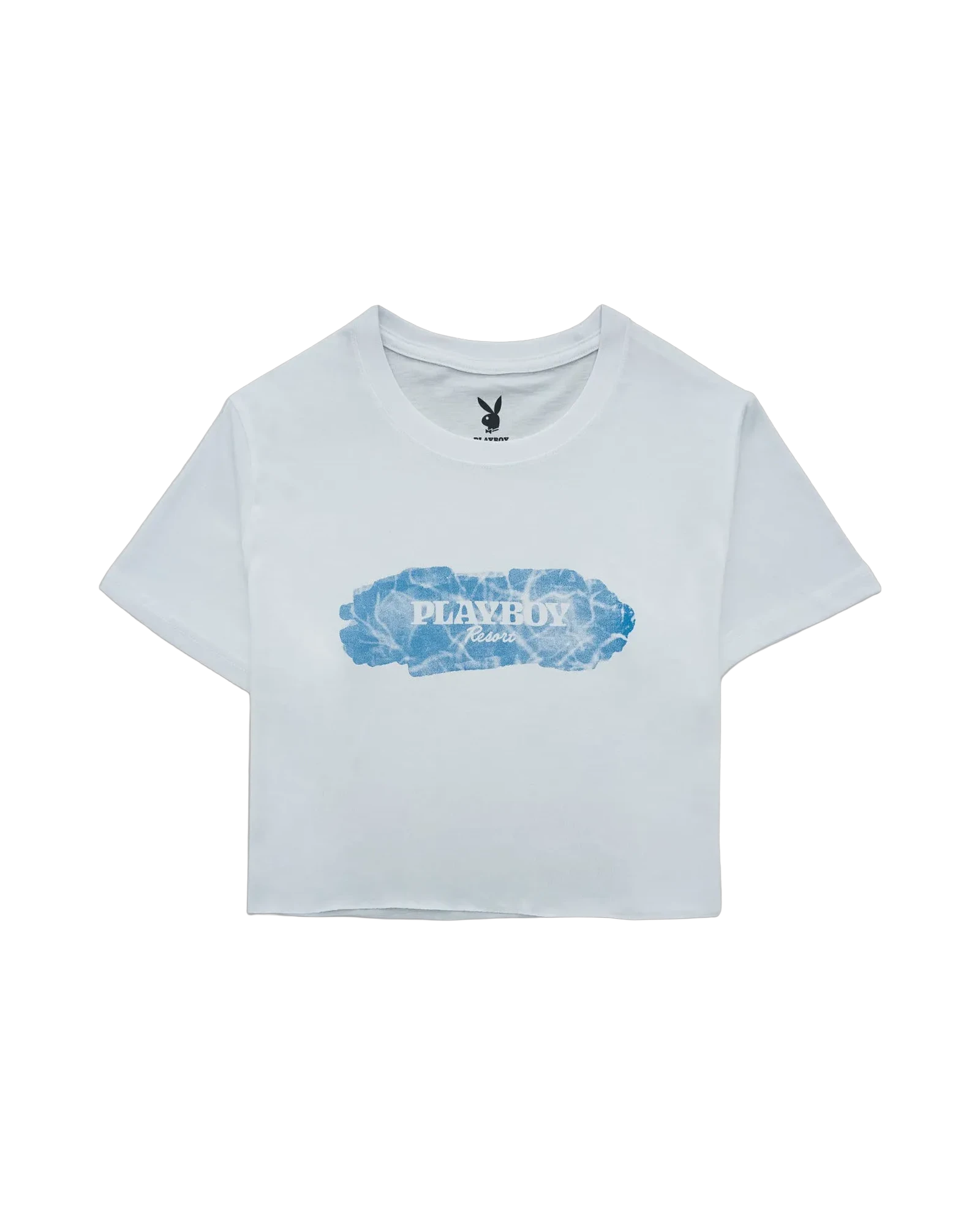 Playboy Blue Crush Crop Tee