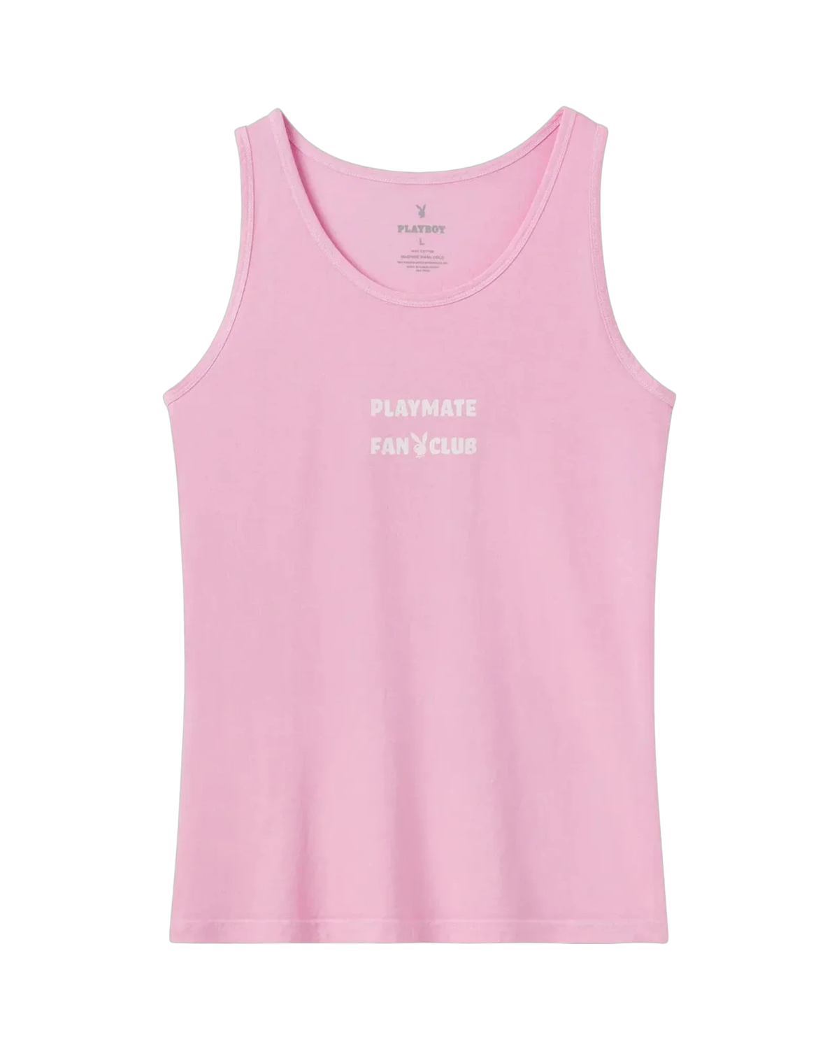 Playmate Of The Year Tank Pink White