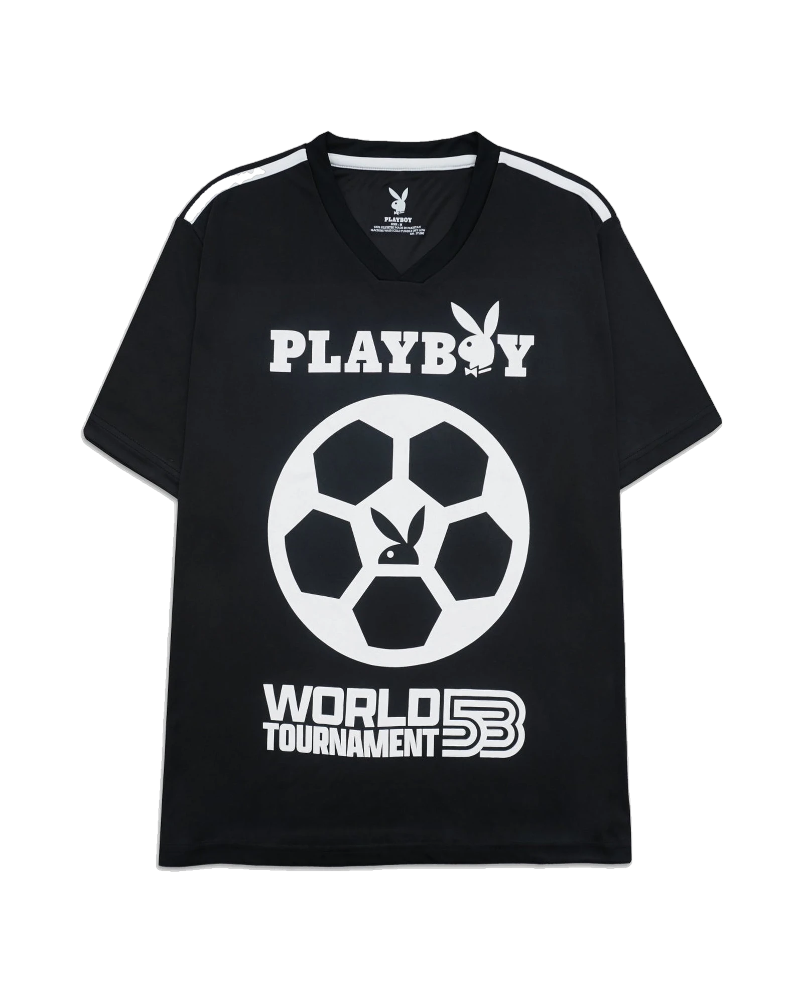 Playboy World Tournament Jersey Black White