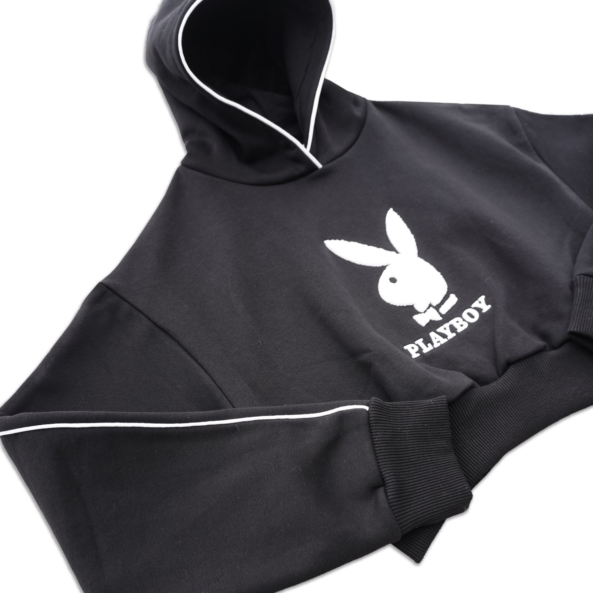 Playboy Cropped Chenille Hoodie - Playboy