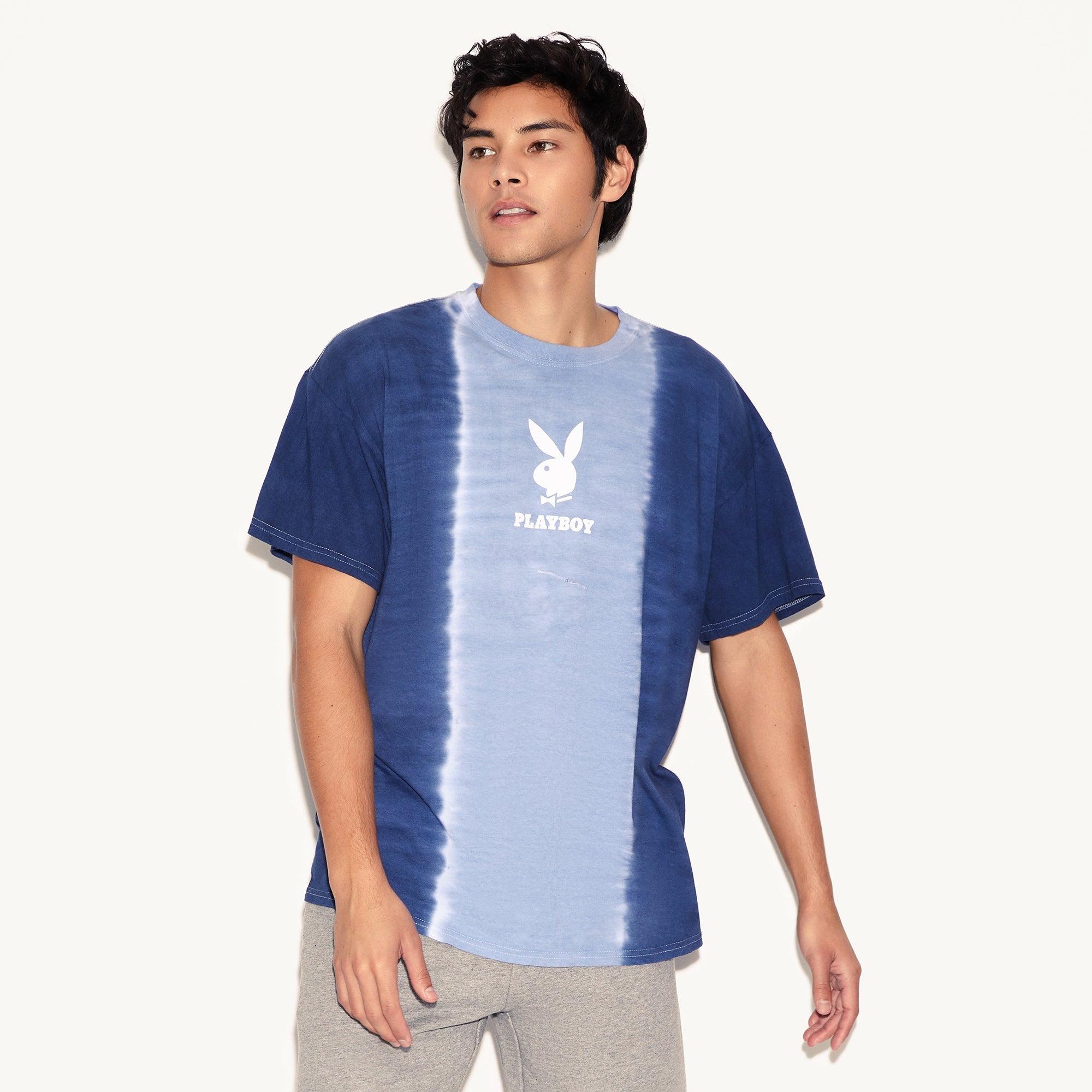 Playboy Logo Vertical Tie - Dye T-Shirt - Playboy