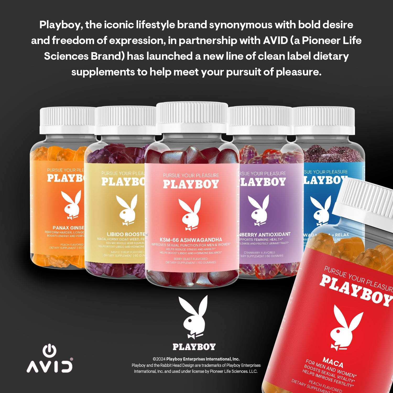 Playboy Maca Root Gummies 60CT - Playboy