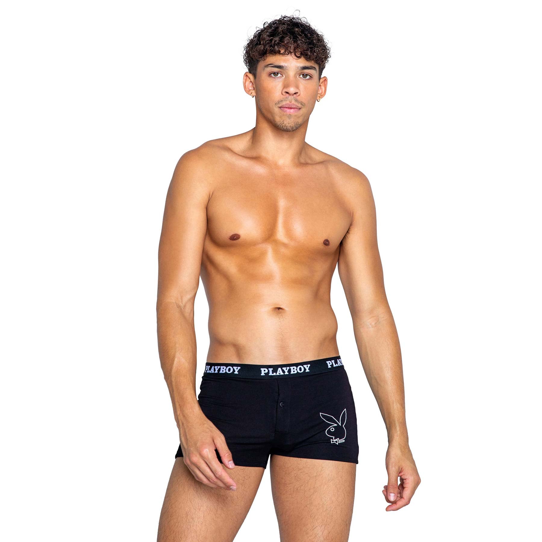 Playboy Mens Tuxedo Modal Boxer Briefs - Playboy