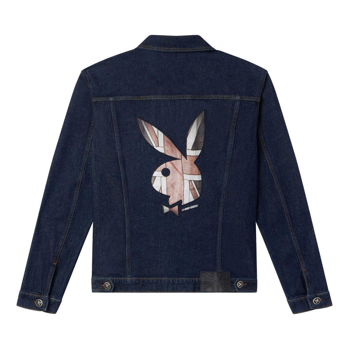 Dark Blue Denim Jacket: Captivating Playboy x John Richmond Collab