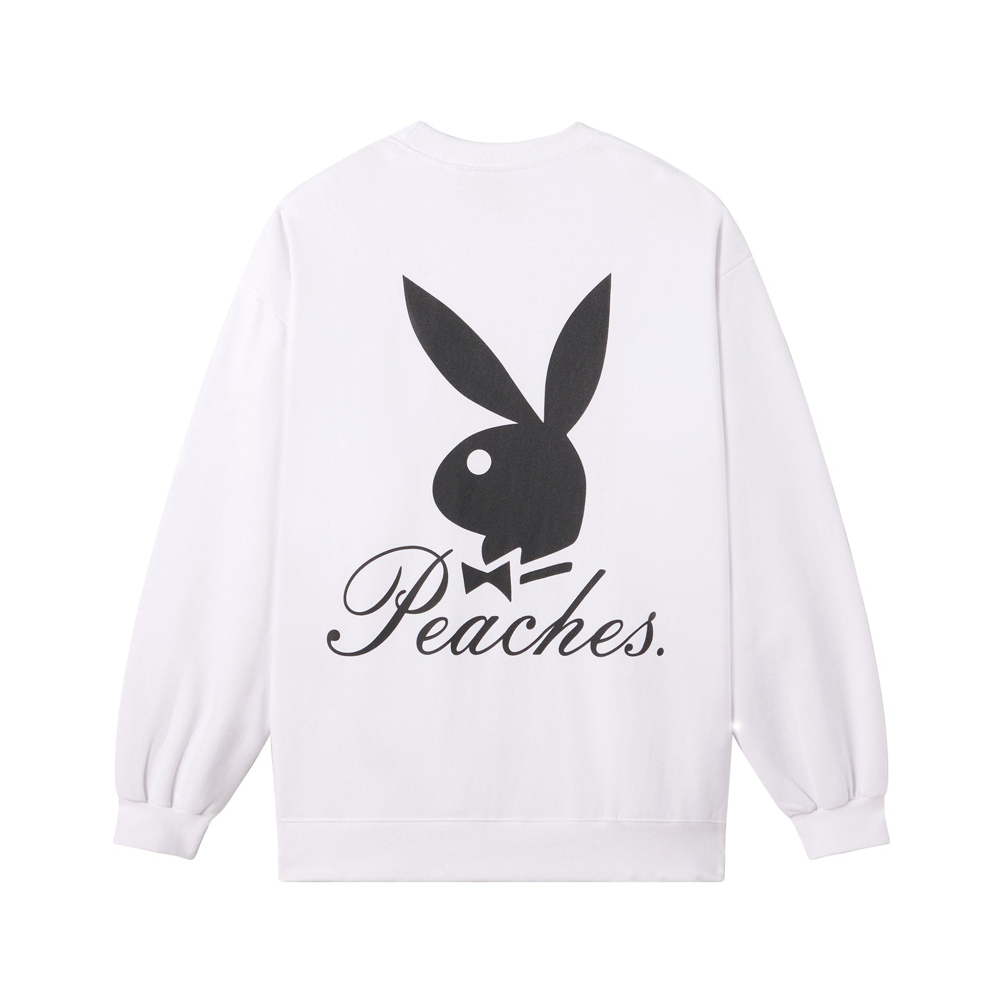 Playboy x Peaches Script Crewneck Sweatshirt - Playboy