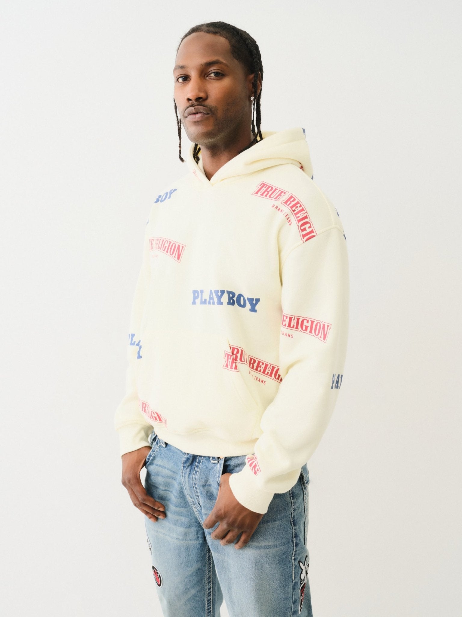 Playboy X True Religion Cinched Hoodie - Playboy