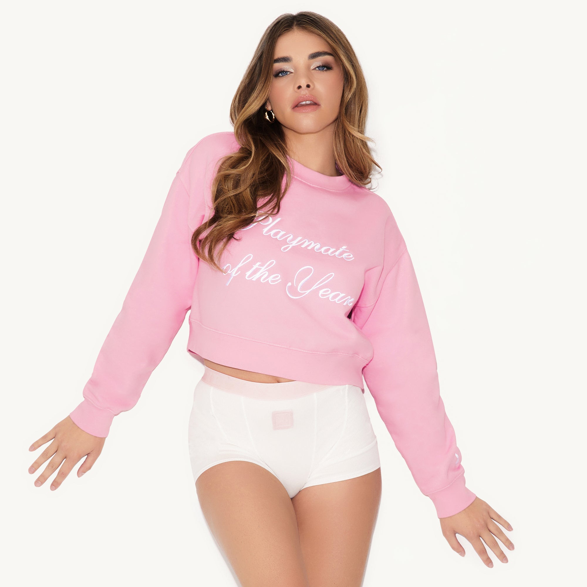 Playmate of the Year Cropped Crewneck - Playboy