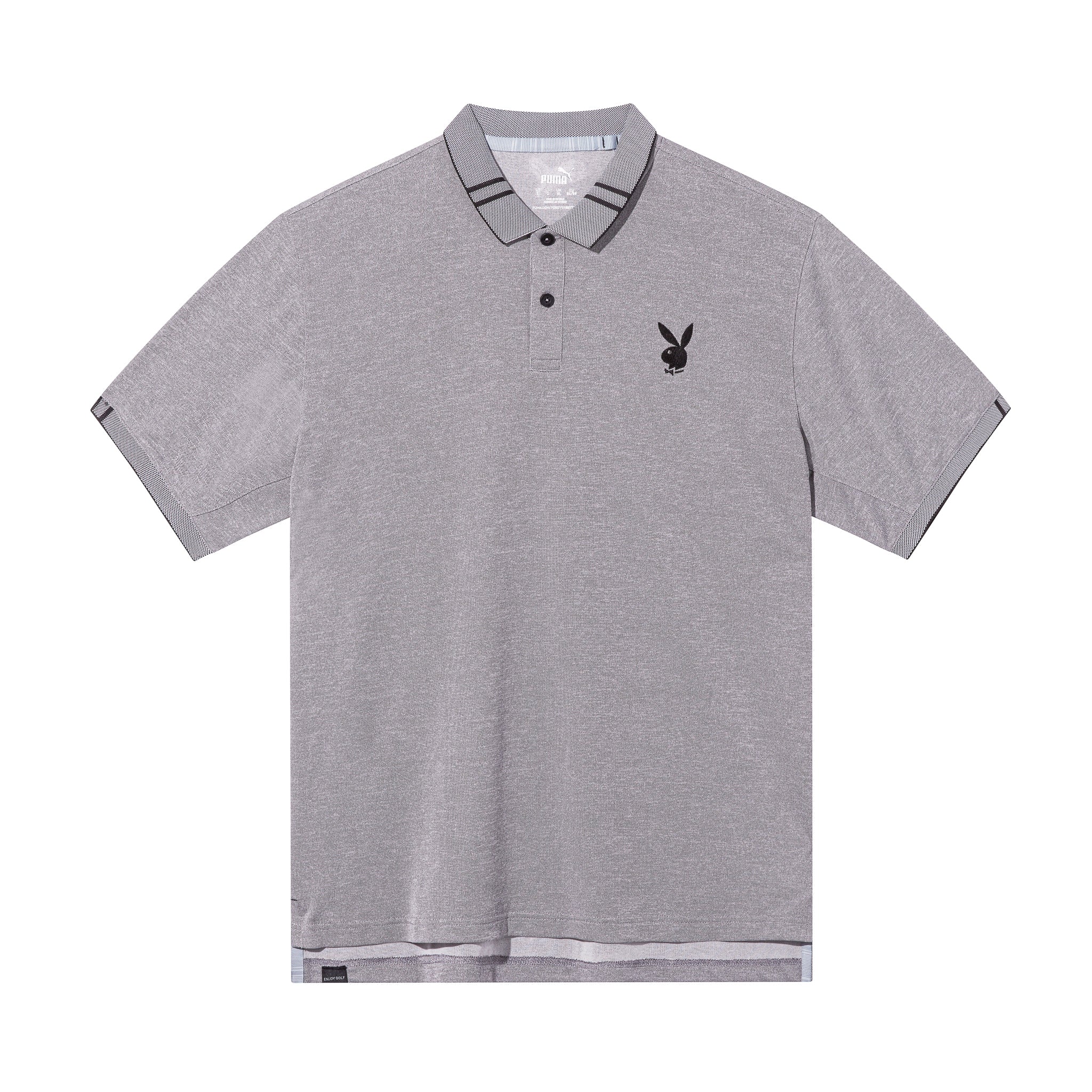 Puma Golf Pique Tipped Performance Polo - Playboy