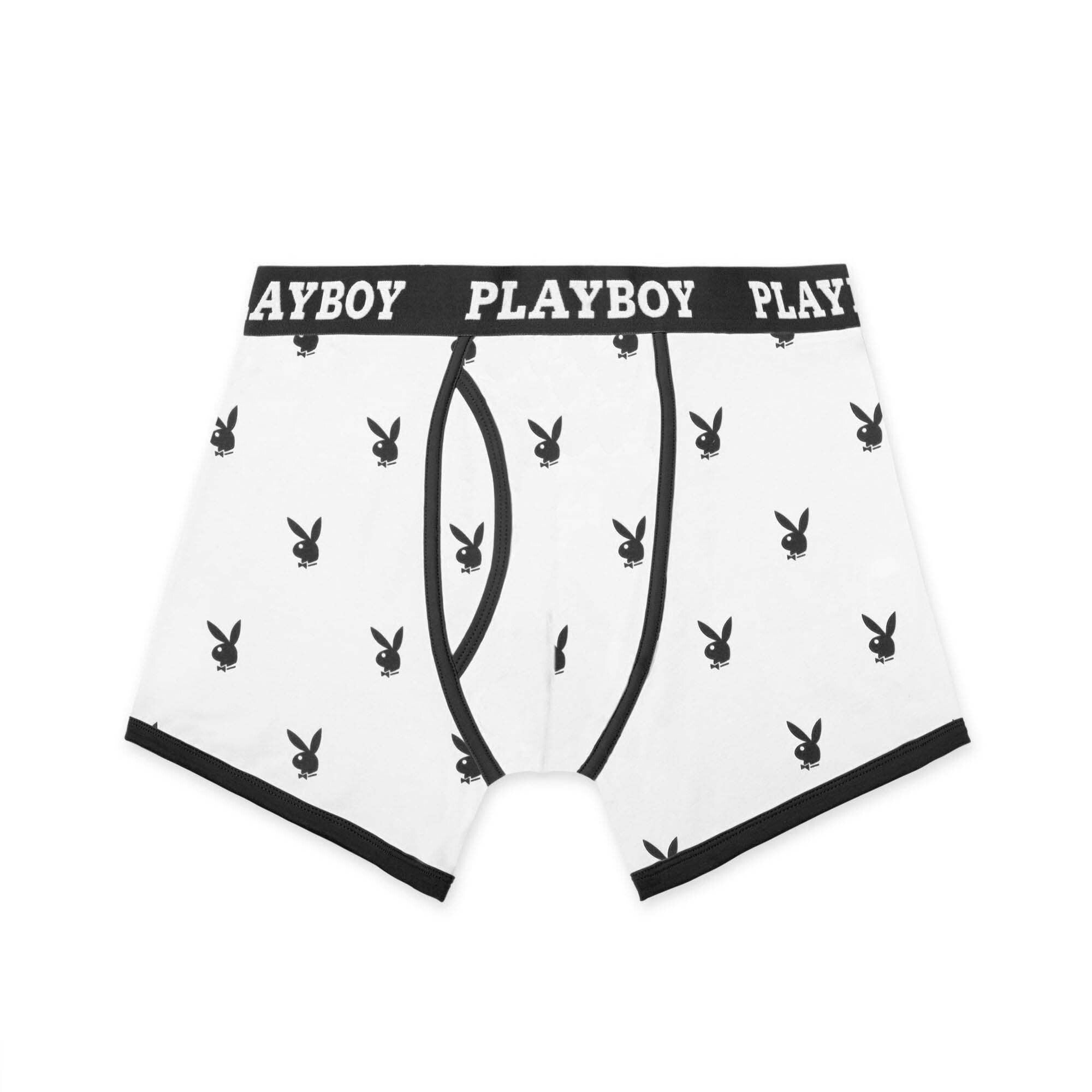 Designer Underwear for Men Rabbit Head Boxer Briefs by Playboy