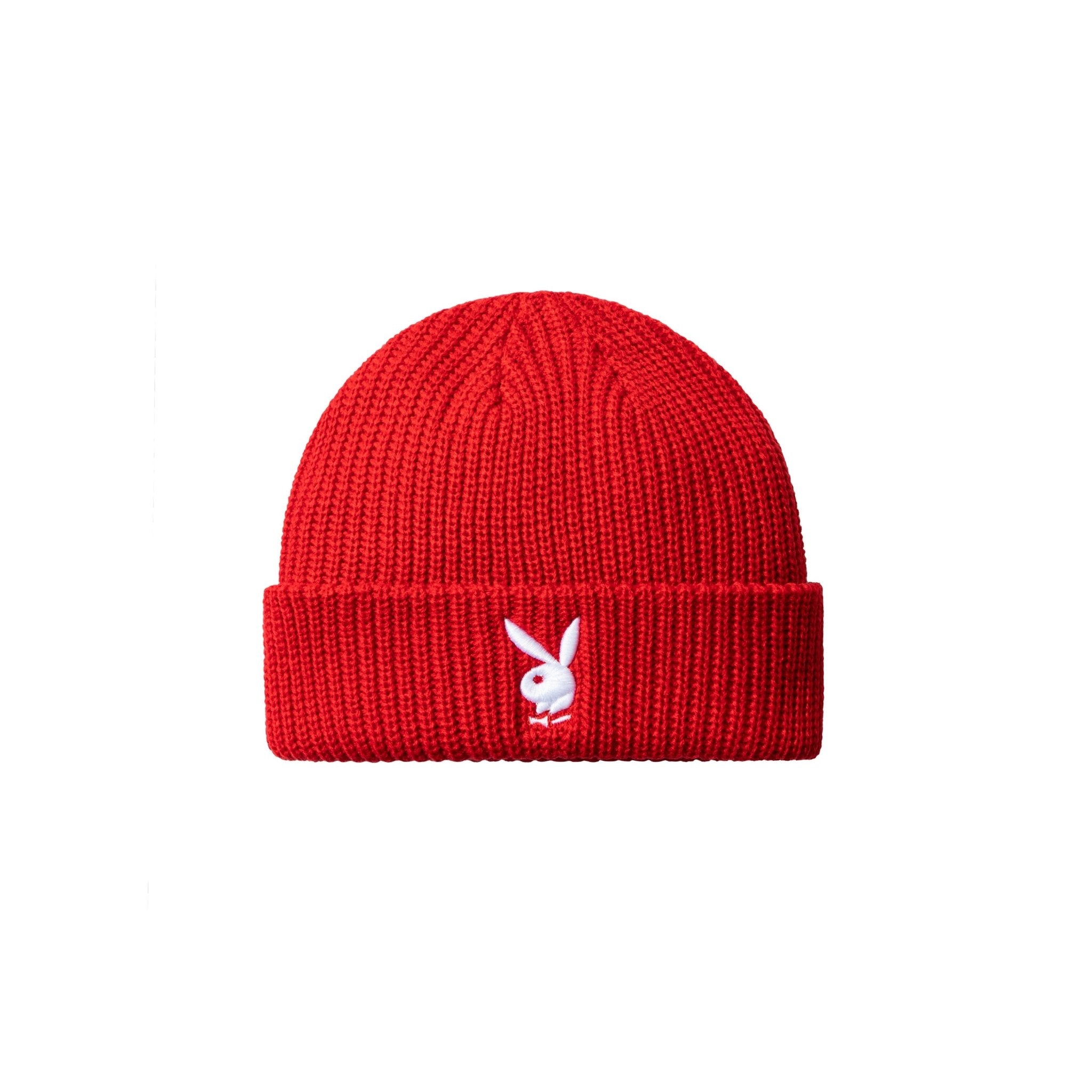 Rabbit Head Knit Beanie - Playboy