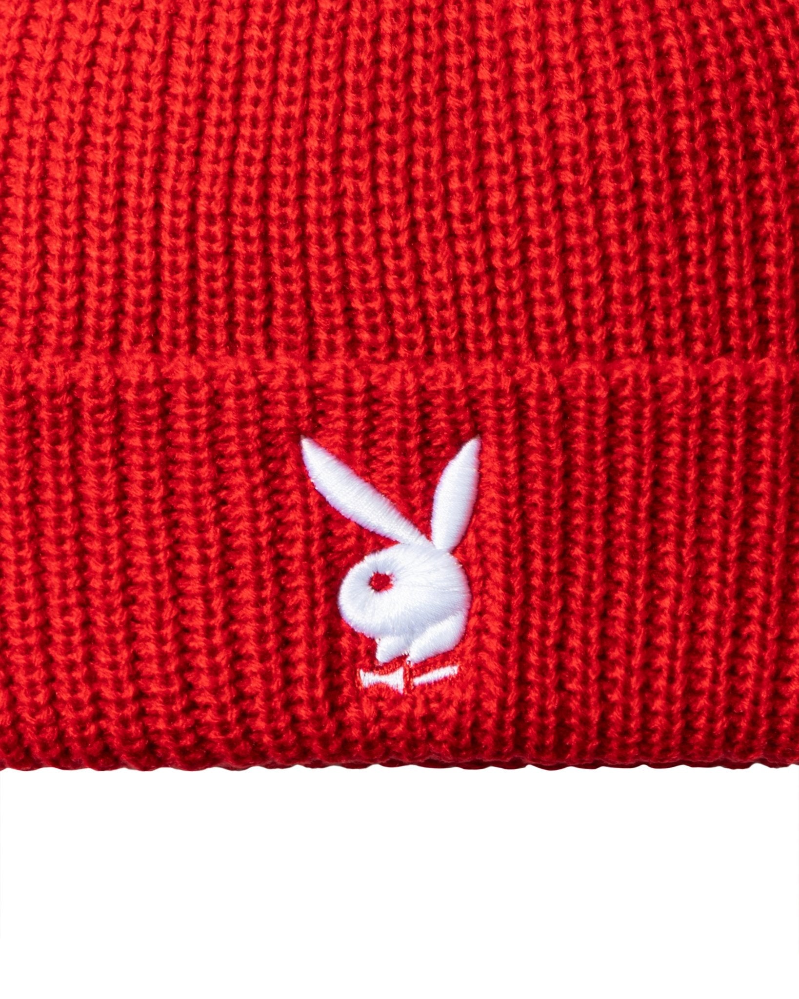 Rabbit Head Knit Beanie - Playboy