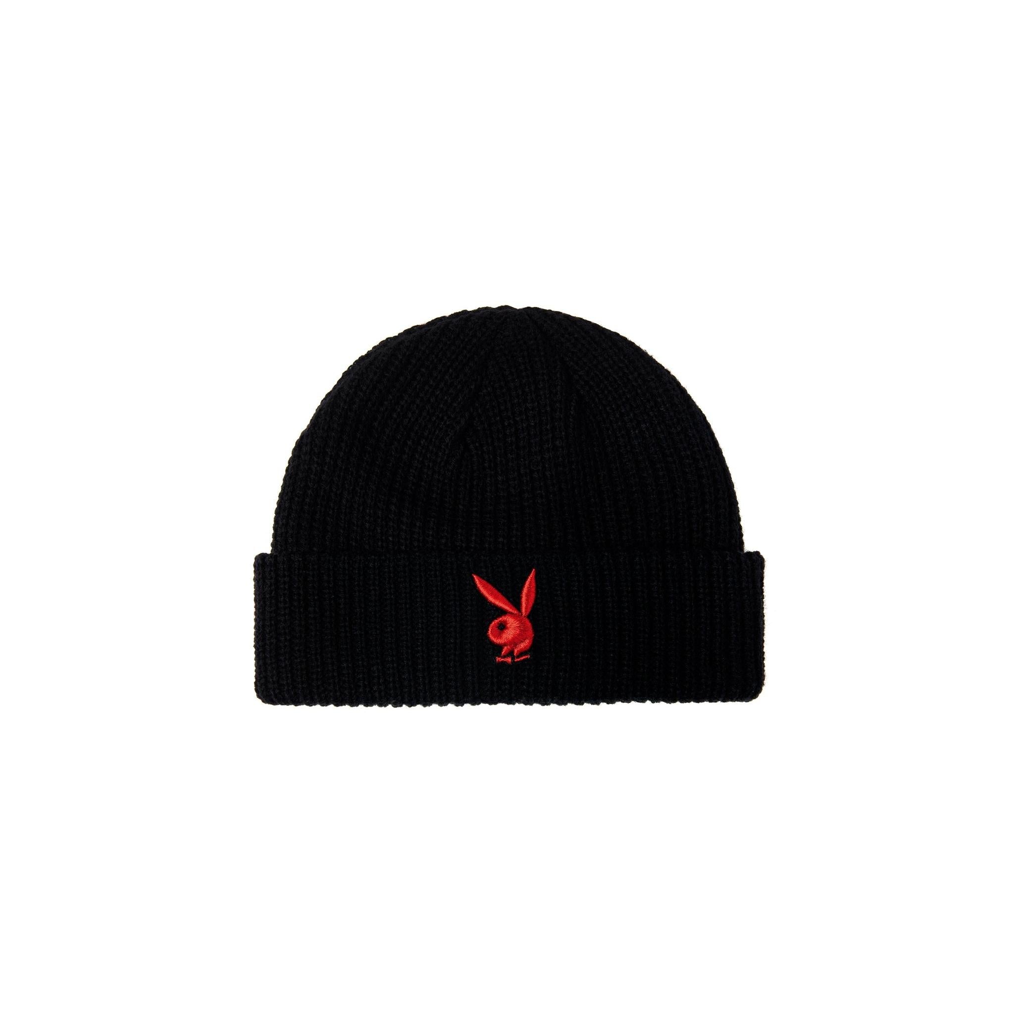 Rabbit Head Knit Beanie - Playboy