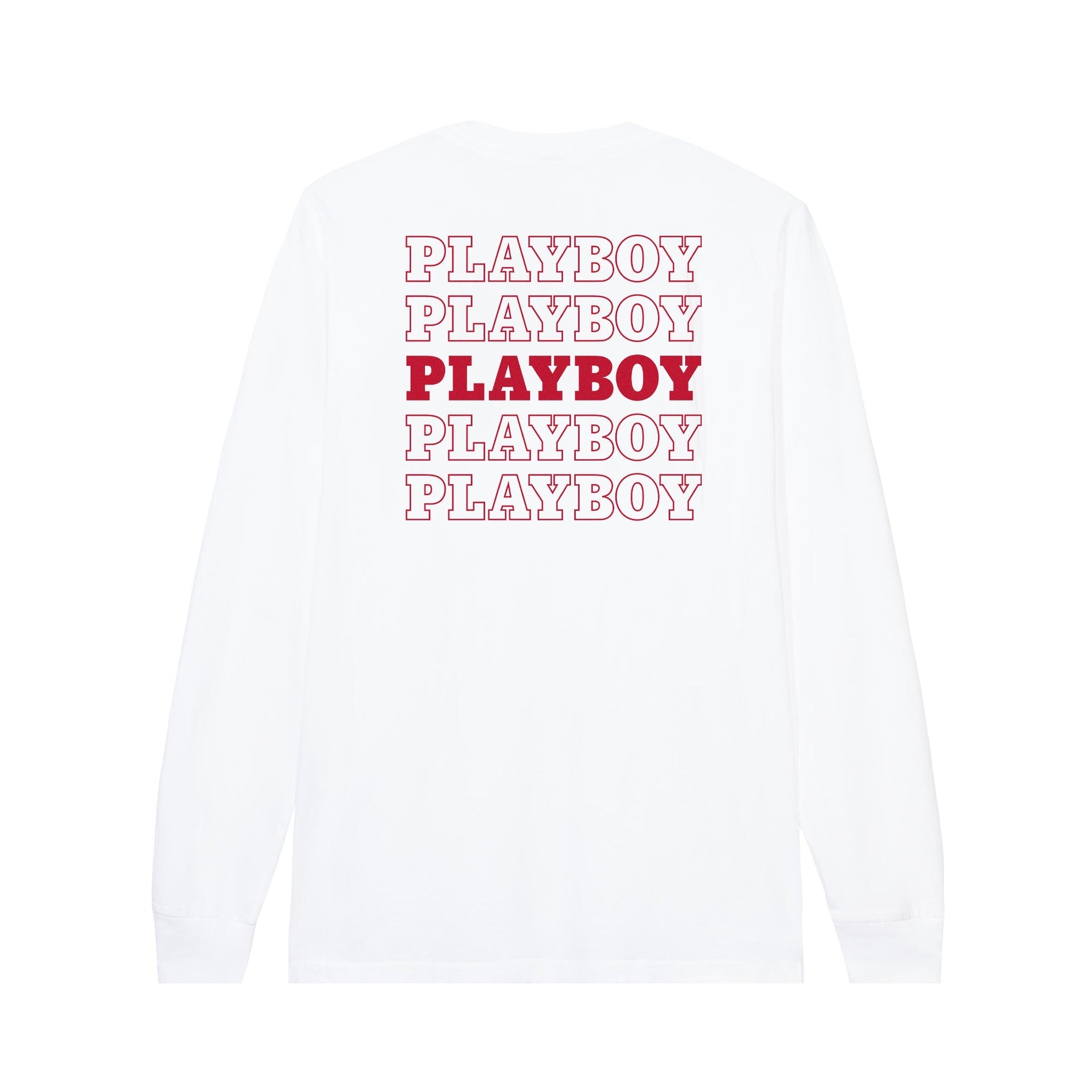 Repeating Masthead Long Sleeve T-Shirt - Playboy