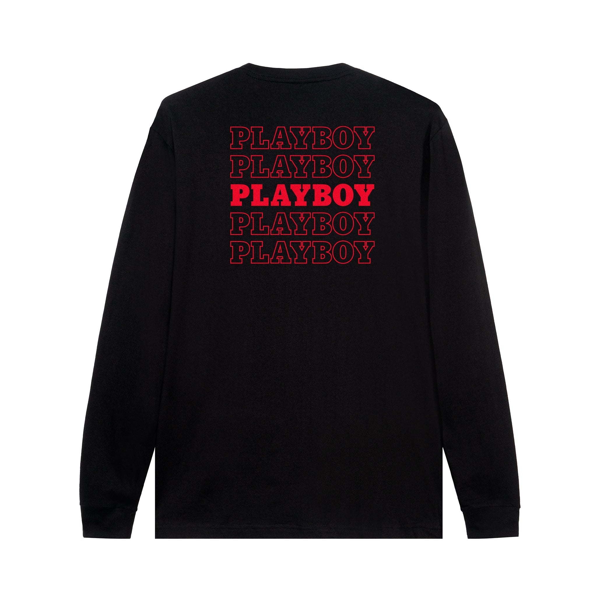 Repeating Masthead Long Sleeve T-Shirt - Playboy