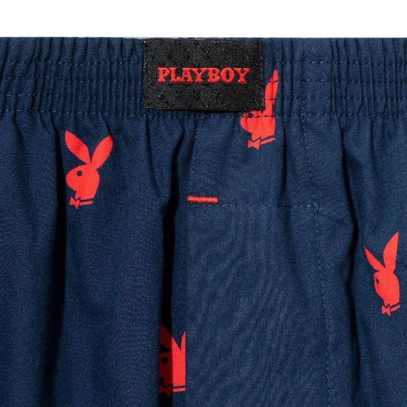 Repeating Rabbit Head Lounge Shorts - Playboy