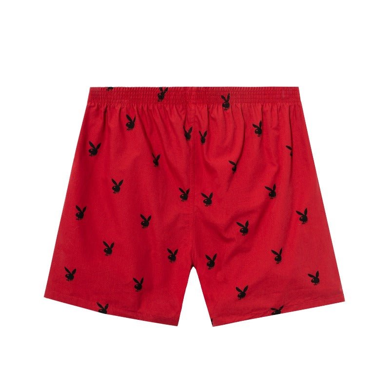 Repeating Rabbit Head Lounge Shorts - Playboy