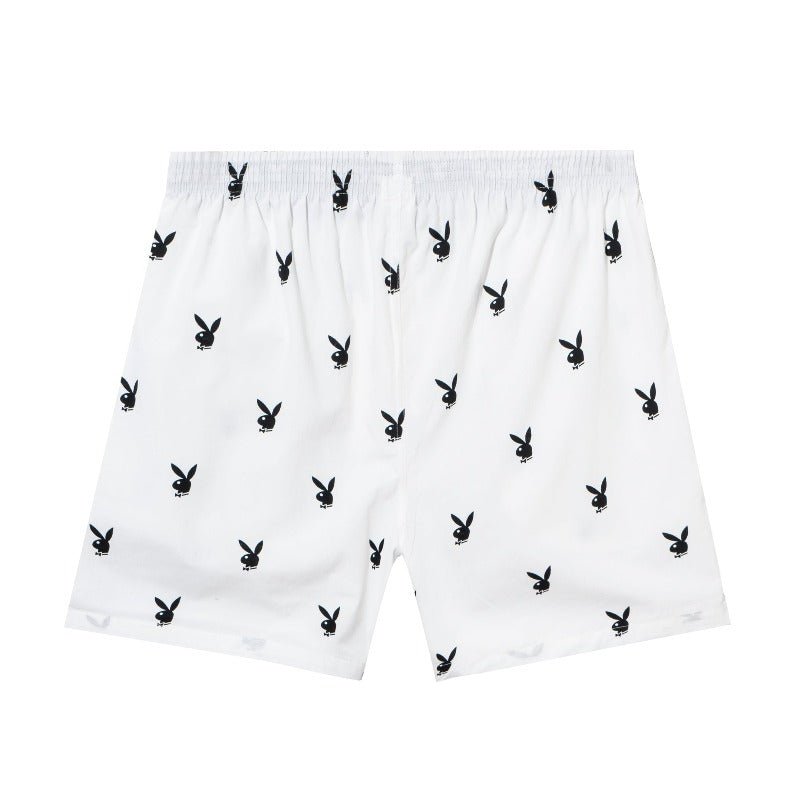 Repeating Rabbit Head Lounge Shorts - Playboy