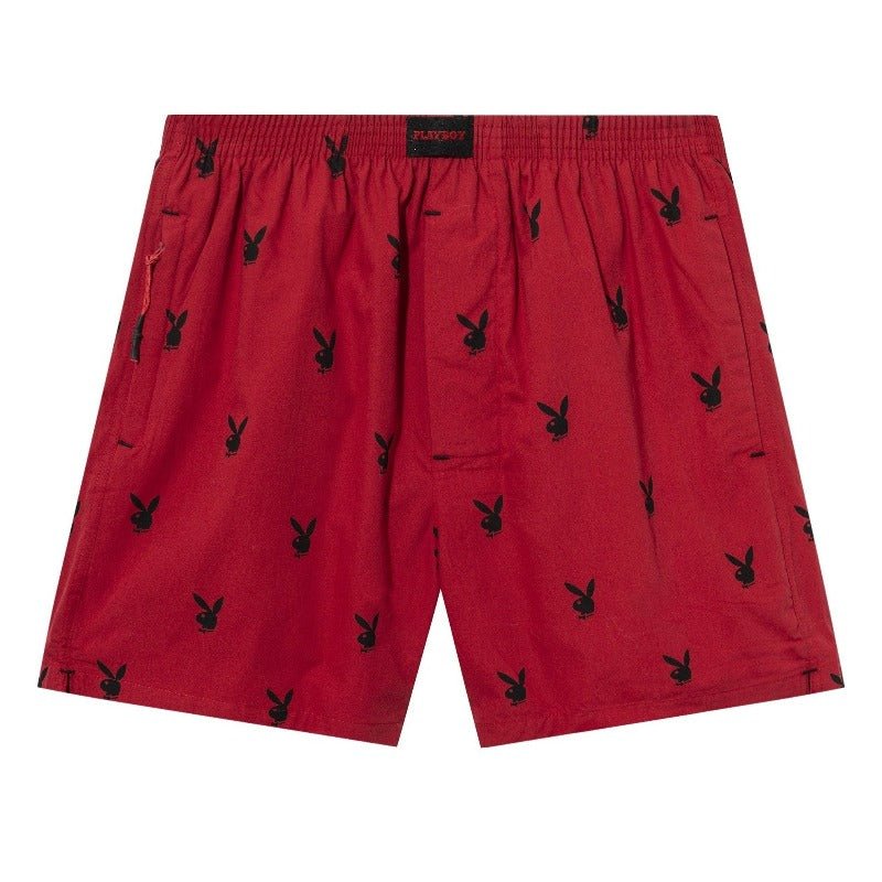 Repeating Rabbit Head Lounge Shorts - Playboy