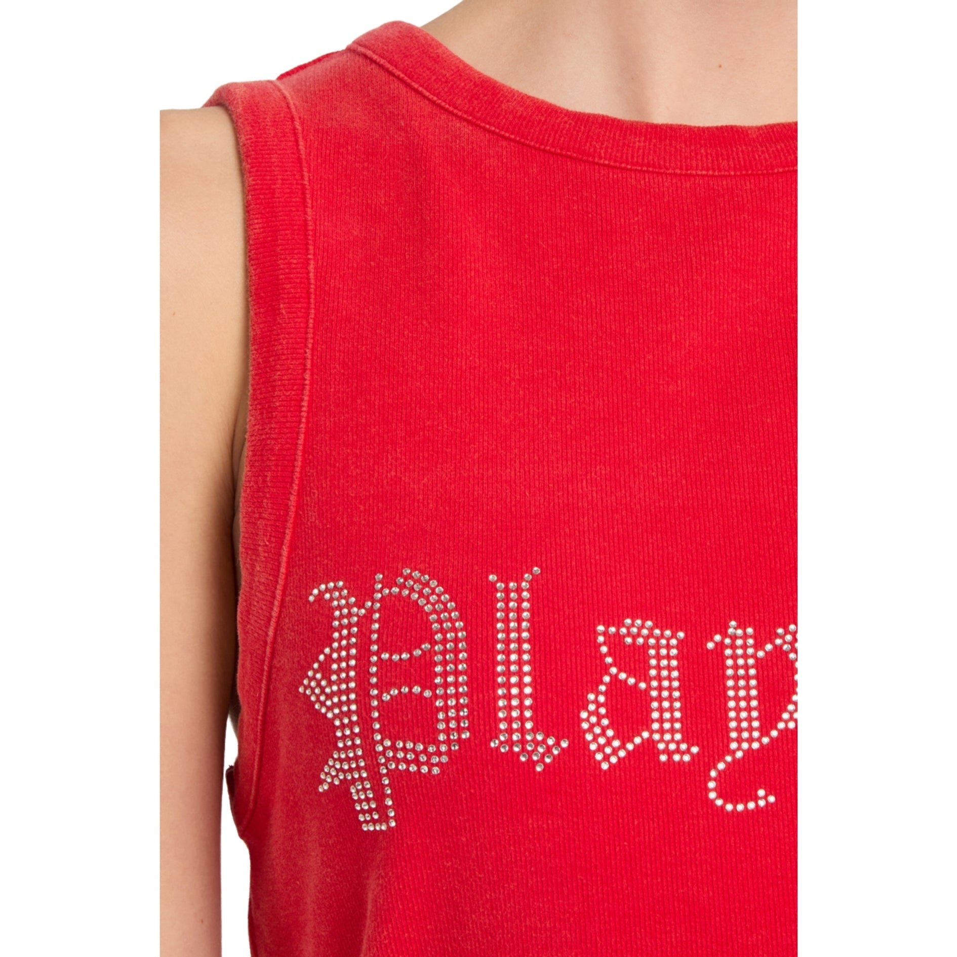 Rhinestone Rib Tank - Playboy