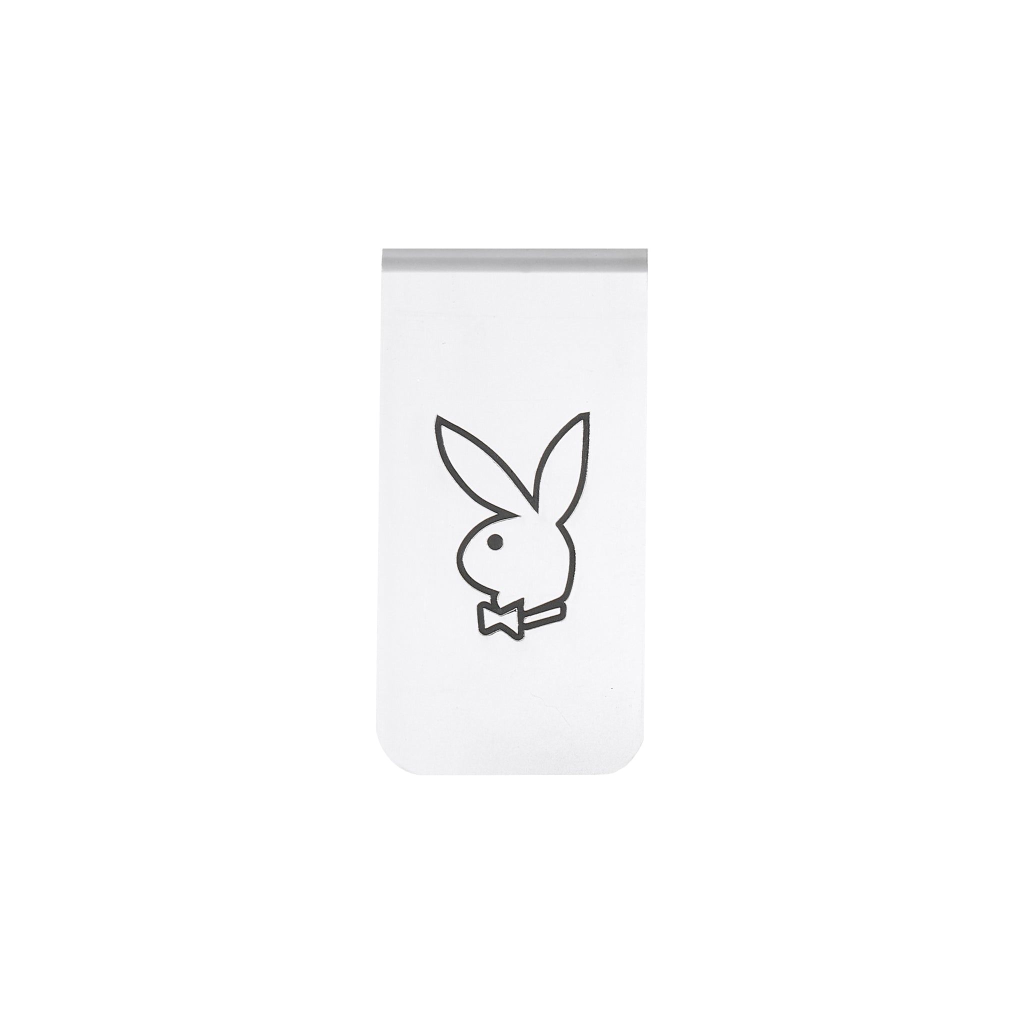 Silver Rabbit Head Money Clip - Playboy