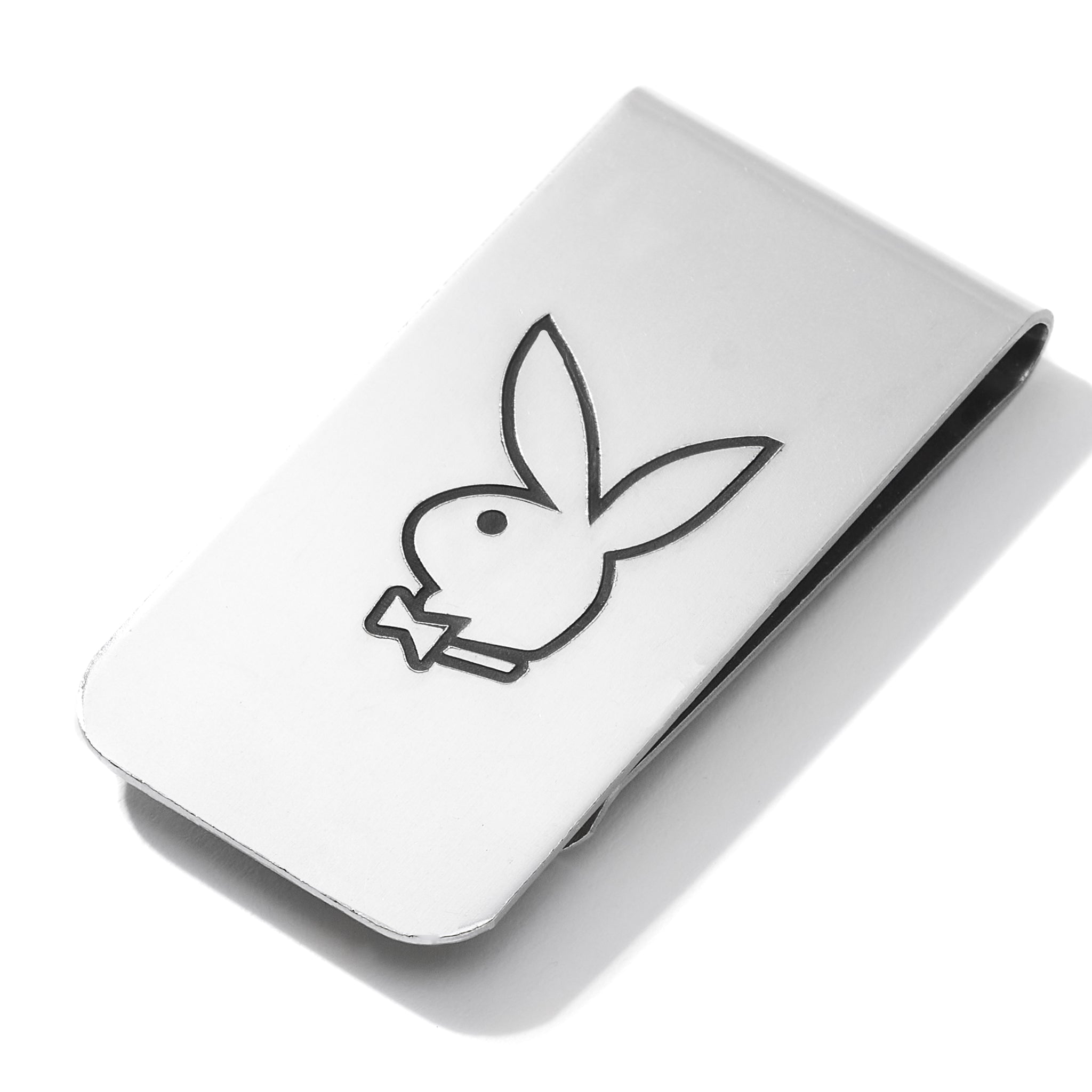 Silver Rabbit Head Money Clip - Playboy