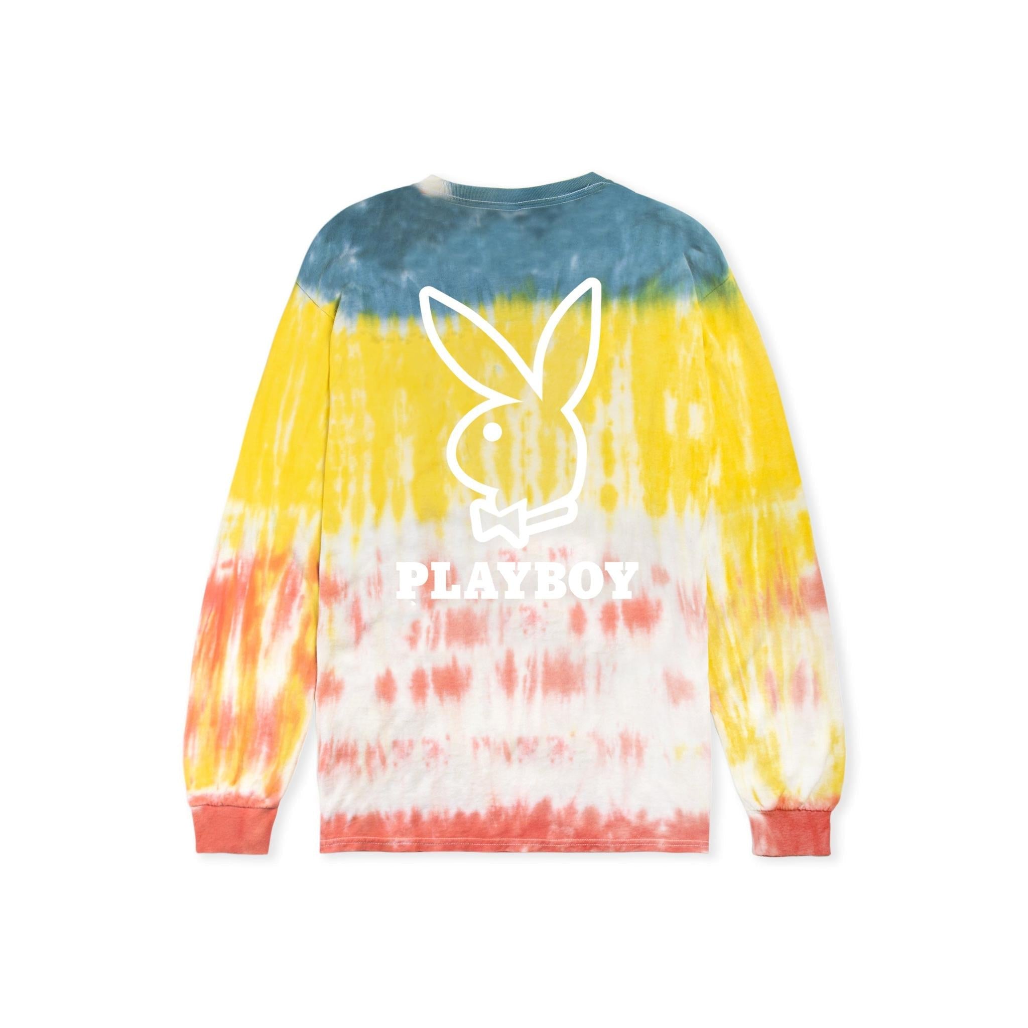 Tie - Dye Logo Long Sleeve T-Shirt - Playboy