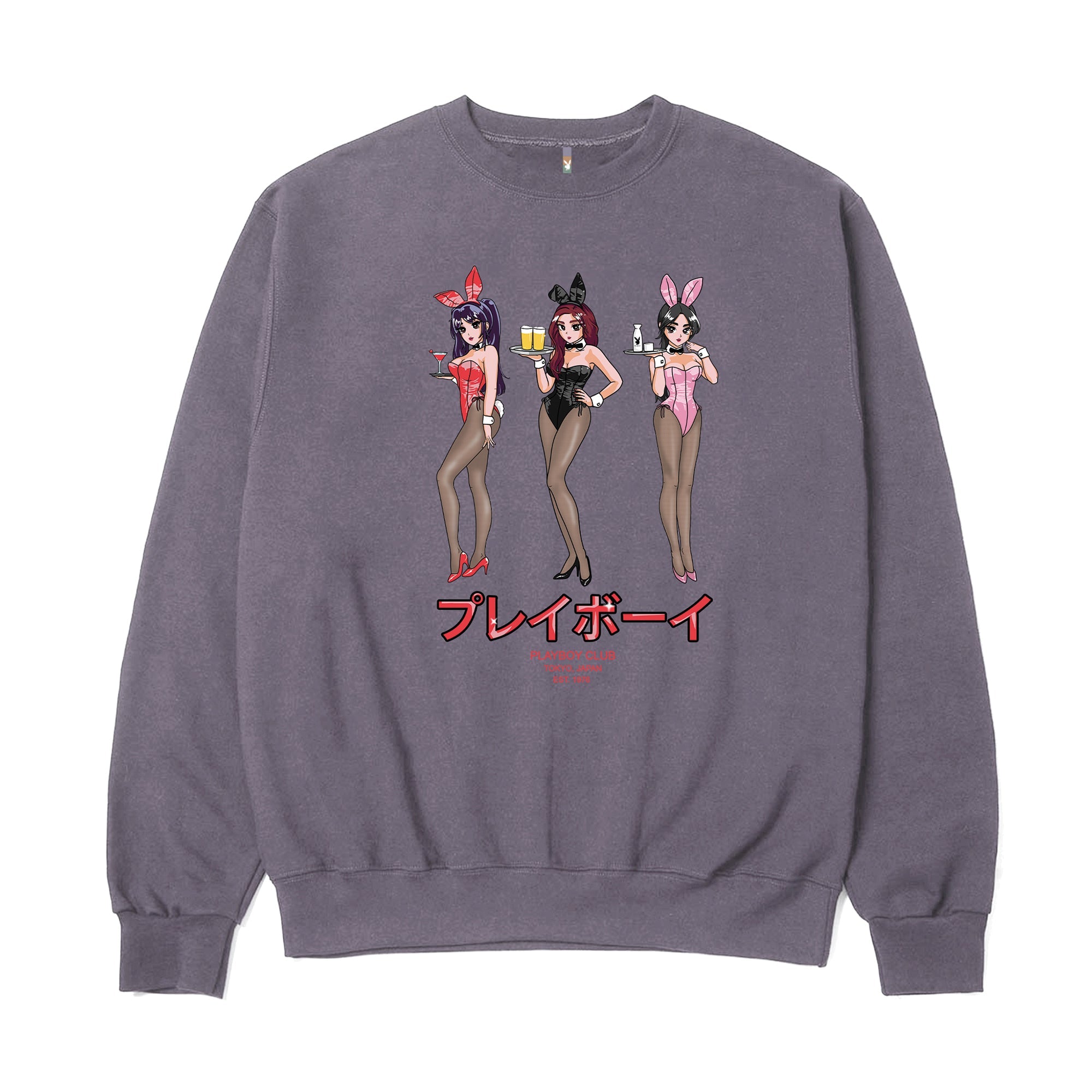 Tokyo Club Happy Hour Crewneck Sweatshirt - Playboy