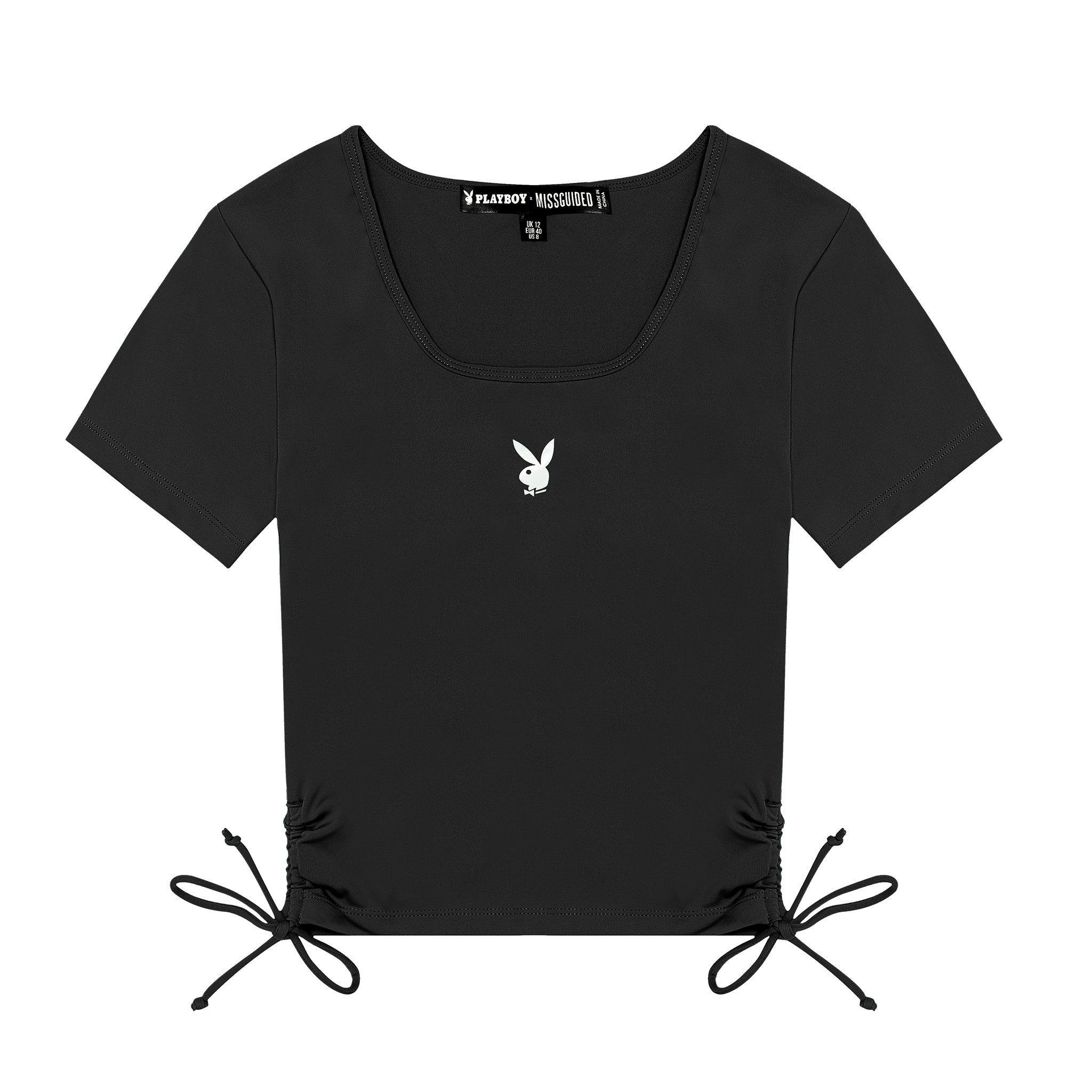 Women's Active Square Neck Crop Top - Playboy