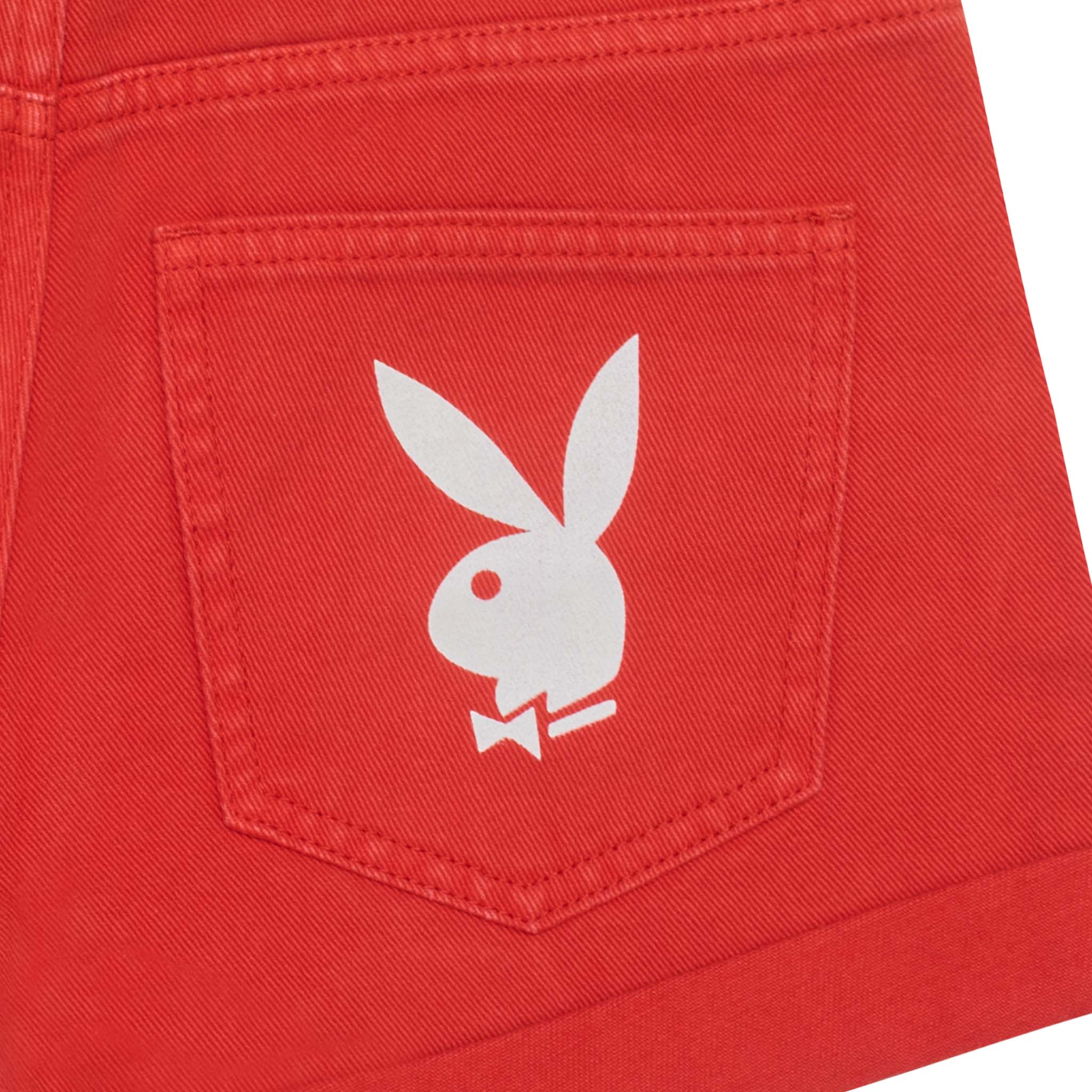 Women's Bright Bunny Denim Shorts - Playboy