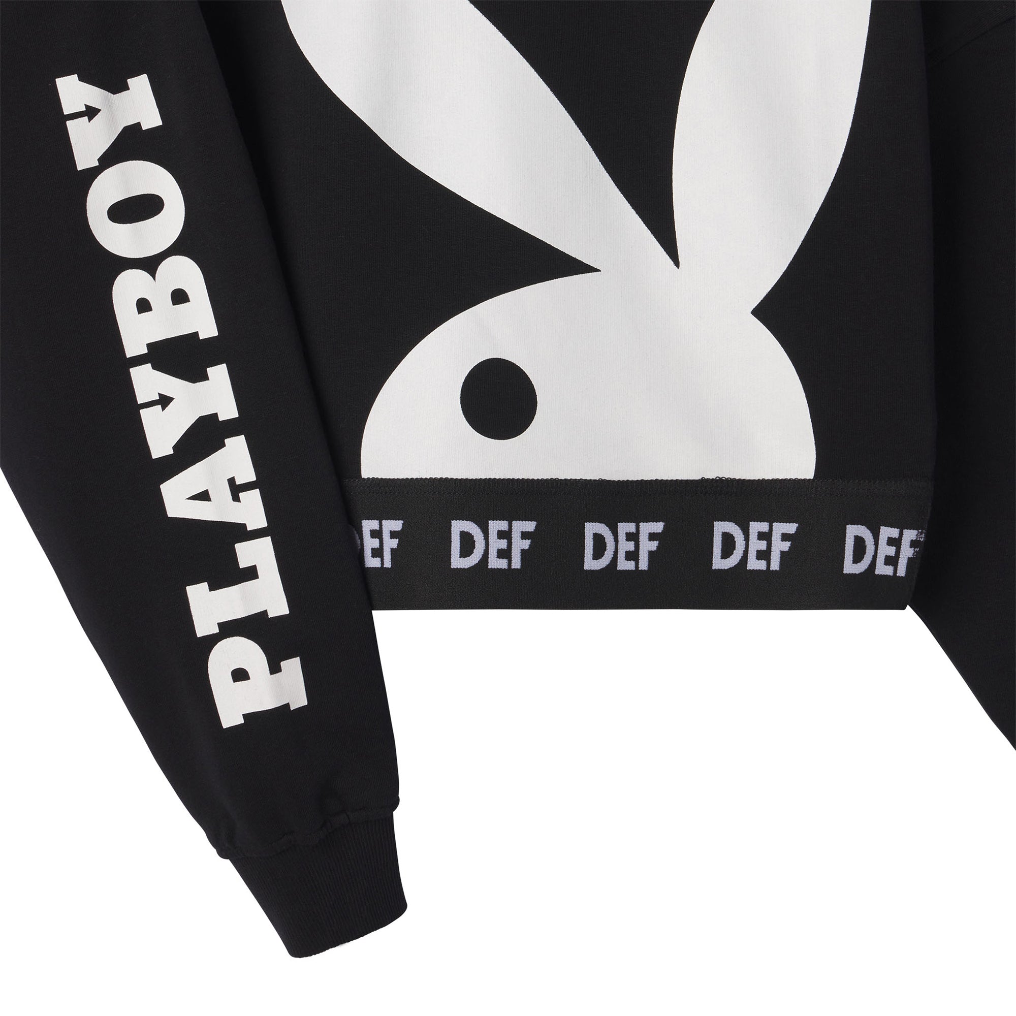 Women's Cropped Logo Crewneck Sweatshirt - Playboy