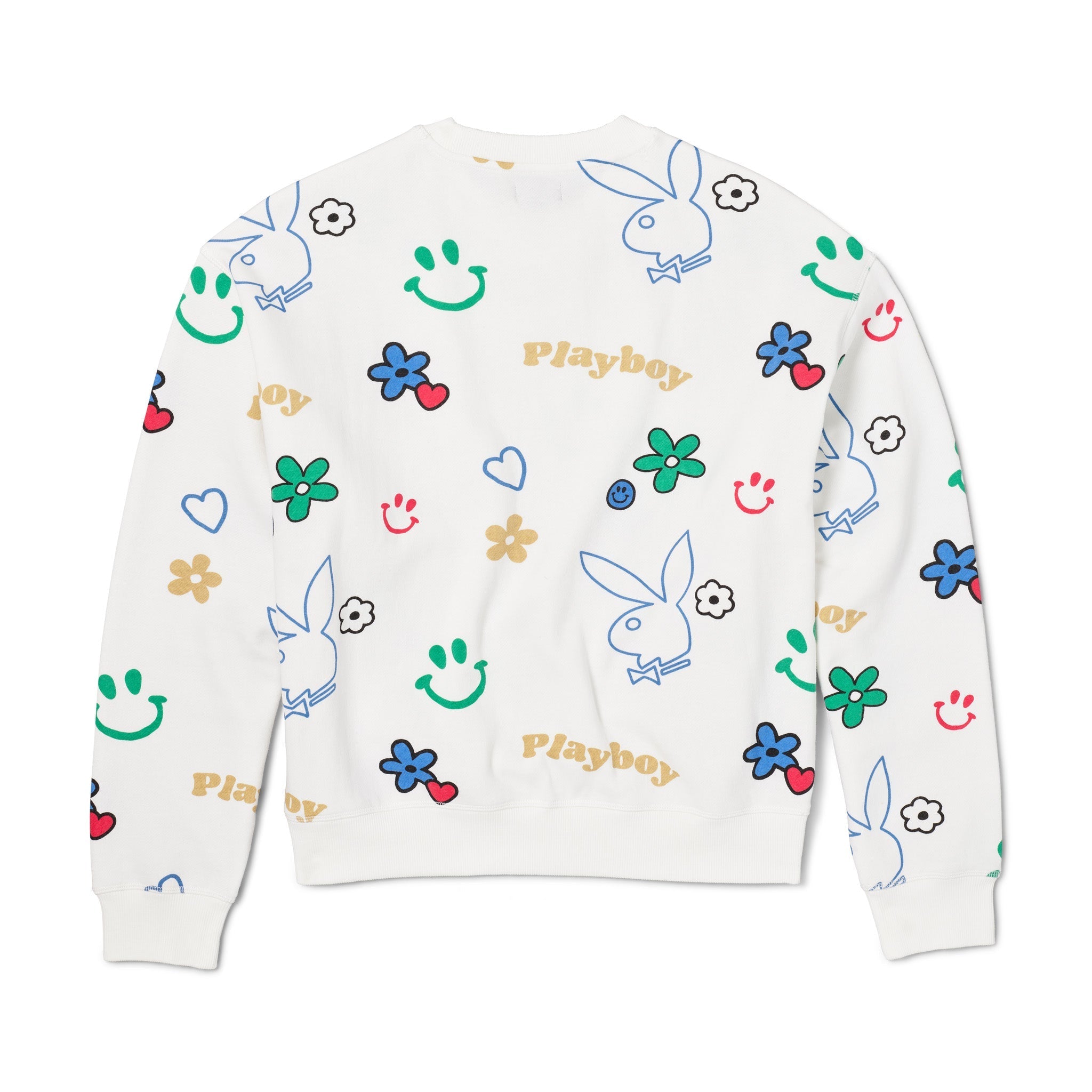 Women's Doodle Crew Neck Sweatshirt - Playboy