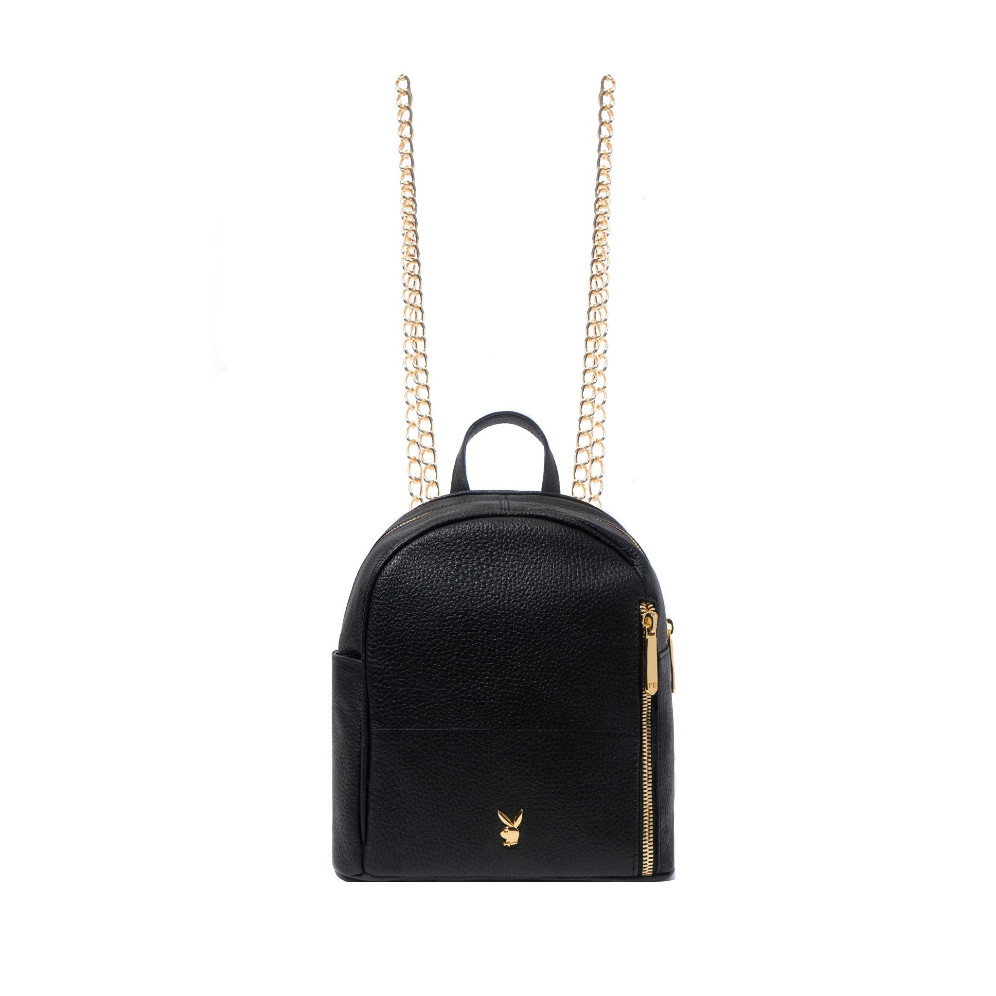 Women's Leather Mini Backpack - Playboy