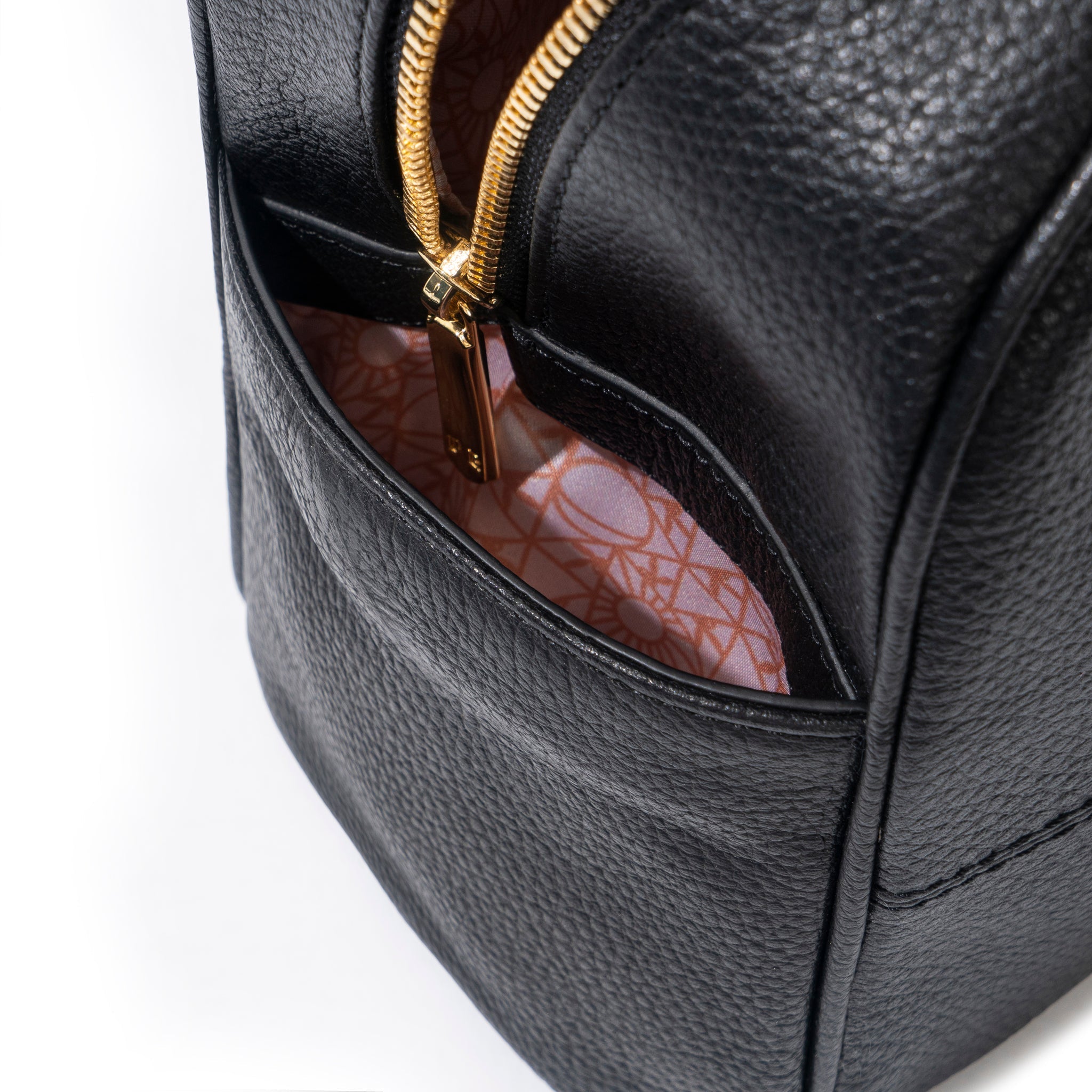 Women's Leather Mini Backpack - Playboy