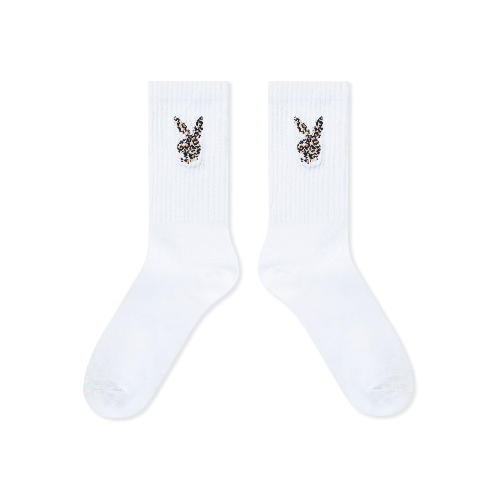 Women's Leopard Print Bunny Socks - Playboy