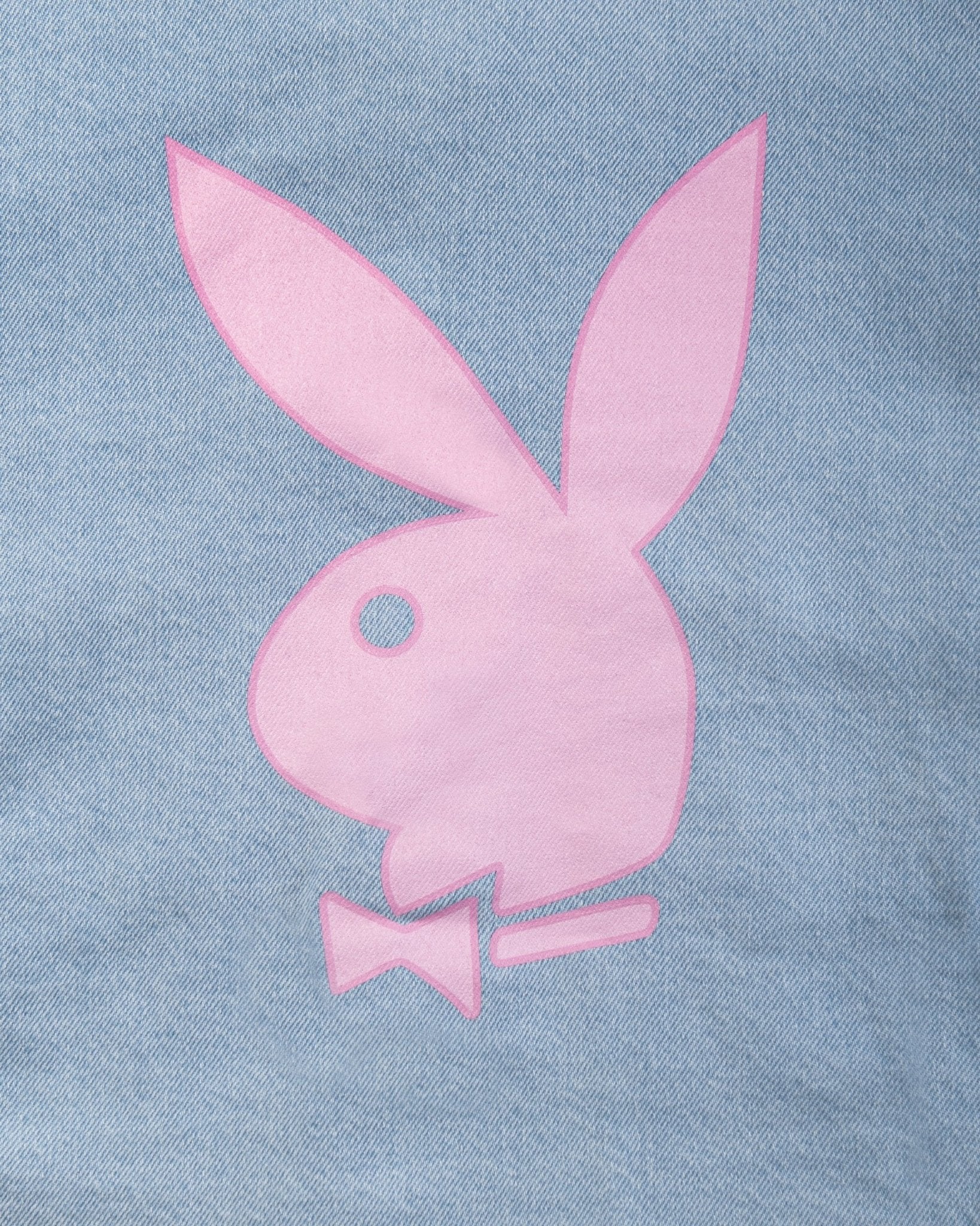 Women's Pink Bunny Denim Jacket - Playboy