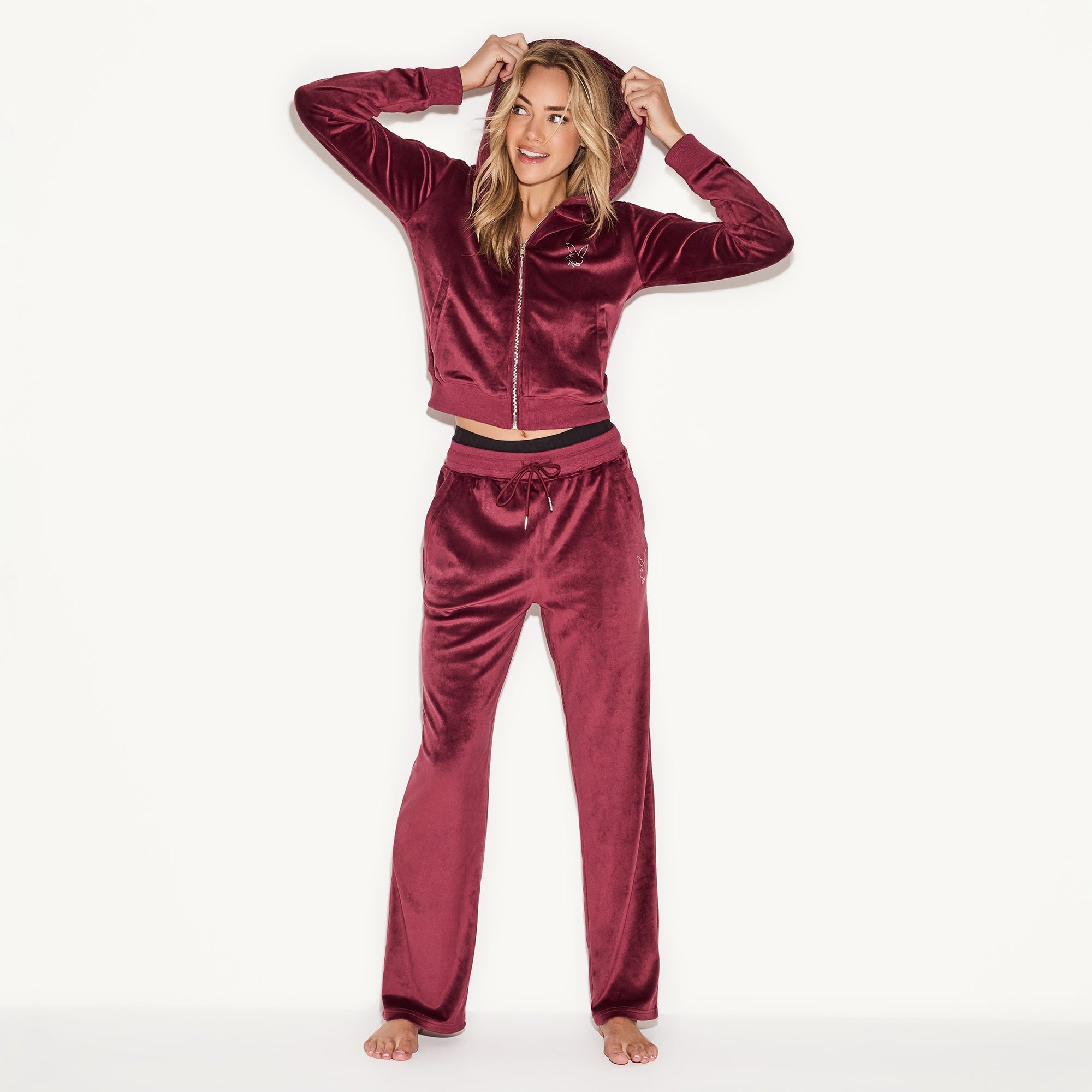 Women's Velour Pants - Playboy