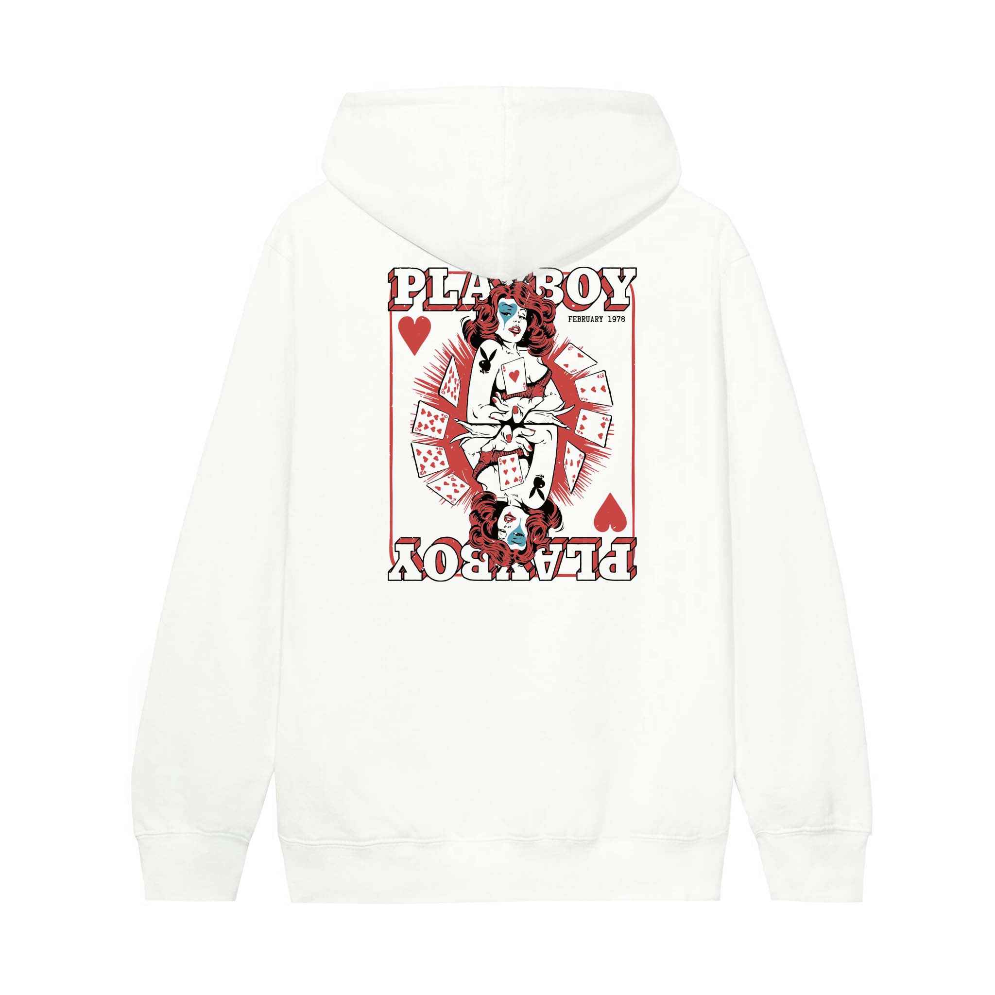 Queen of Hearts Hoodie Enthralling Elegance by Playboy