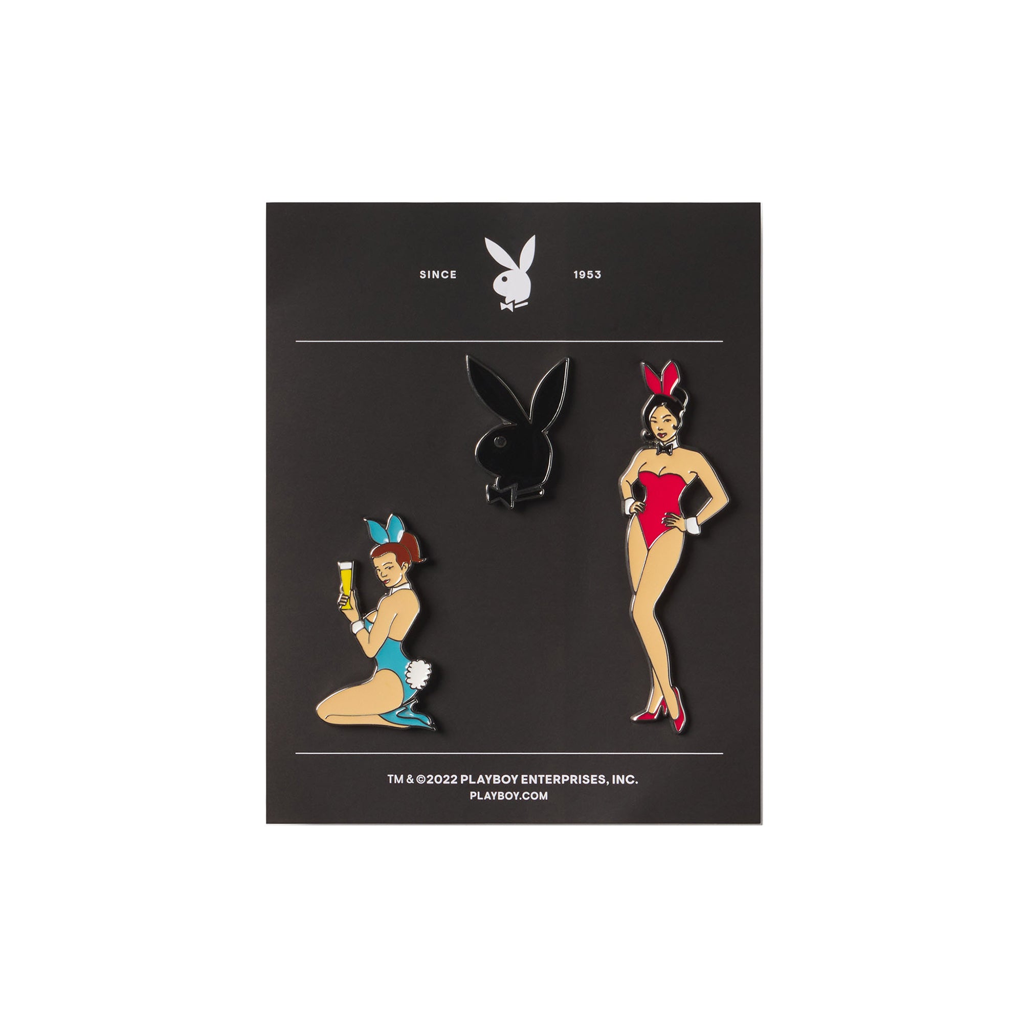 Classic Playboy Bunny Enamel Pin Pack