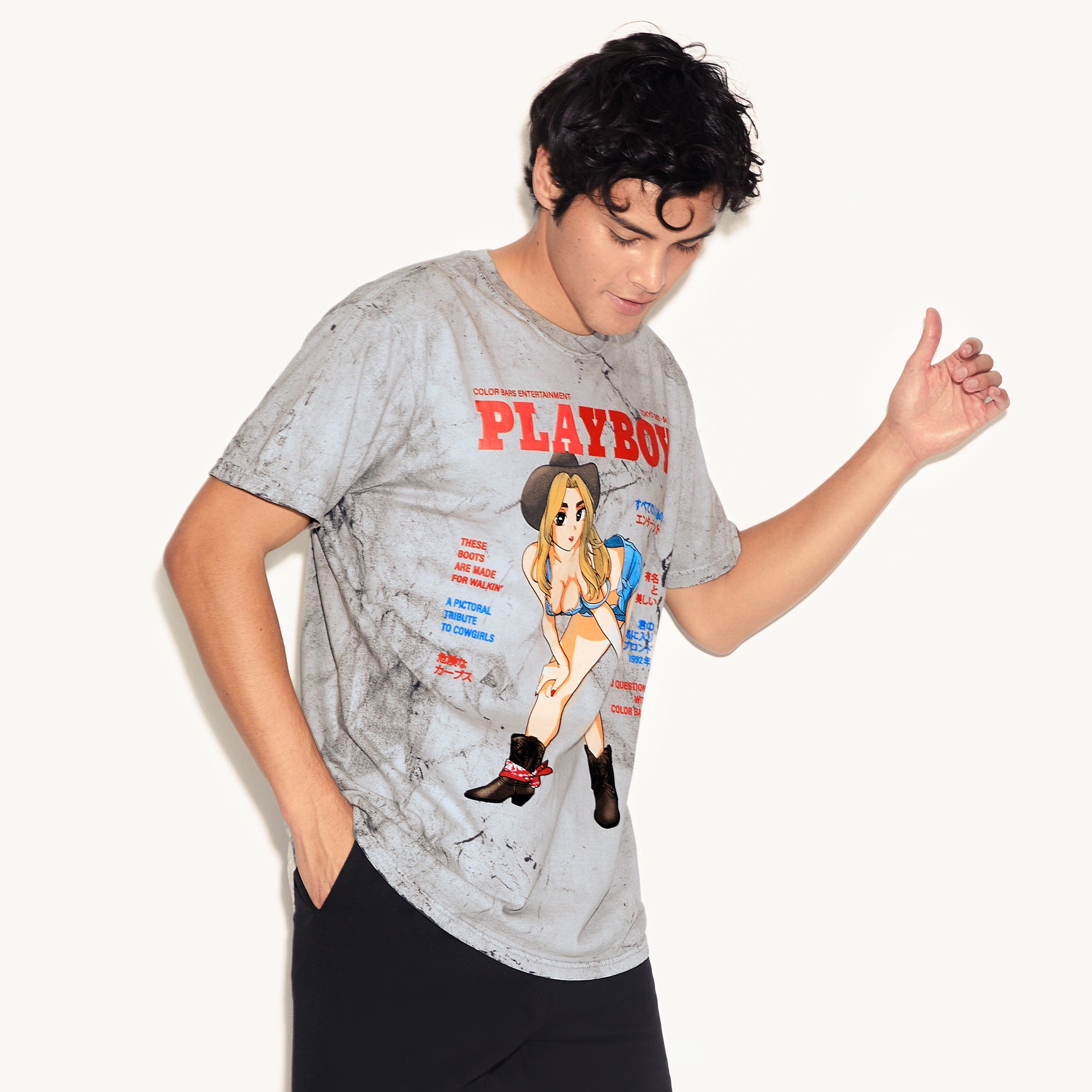 Grey cheap playboy shirt