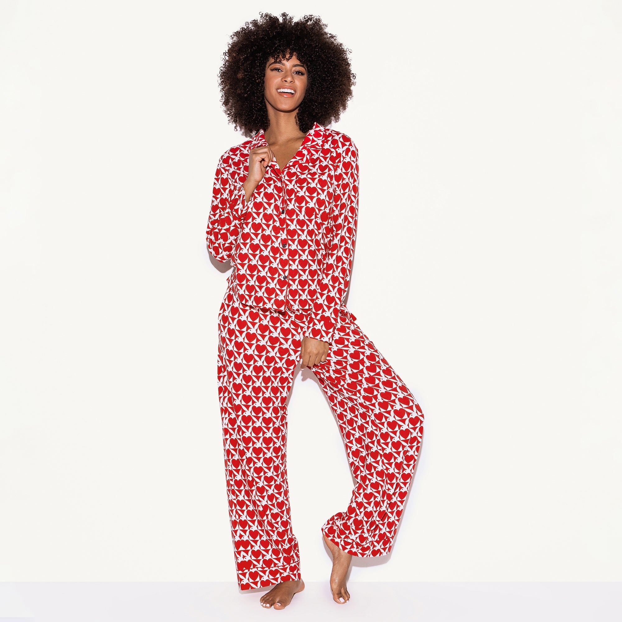 The Slumber Party Pajama Set, Red