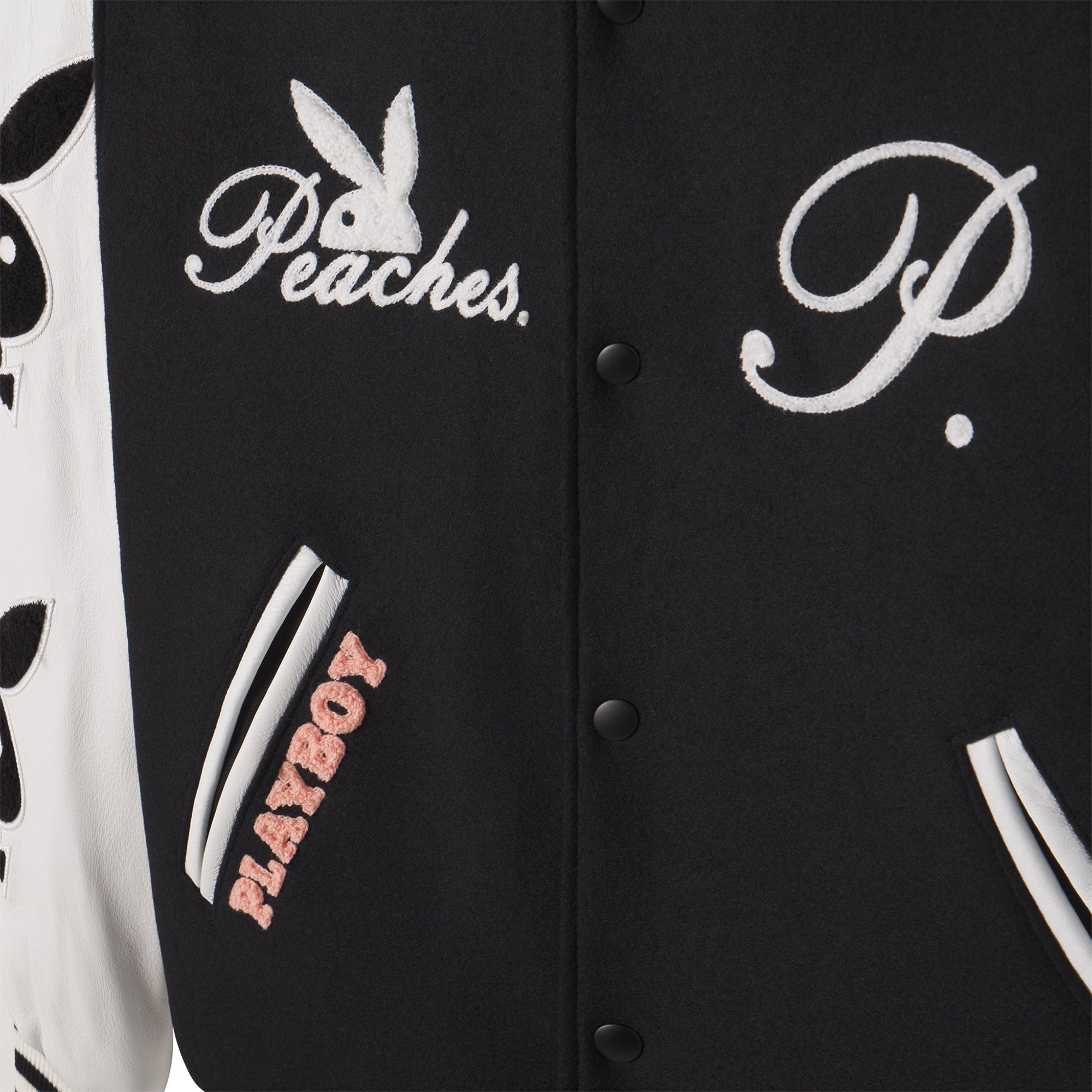 Playboy x Peaches. Varsity Jacket