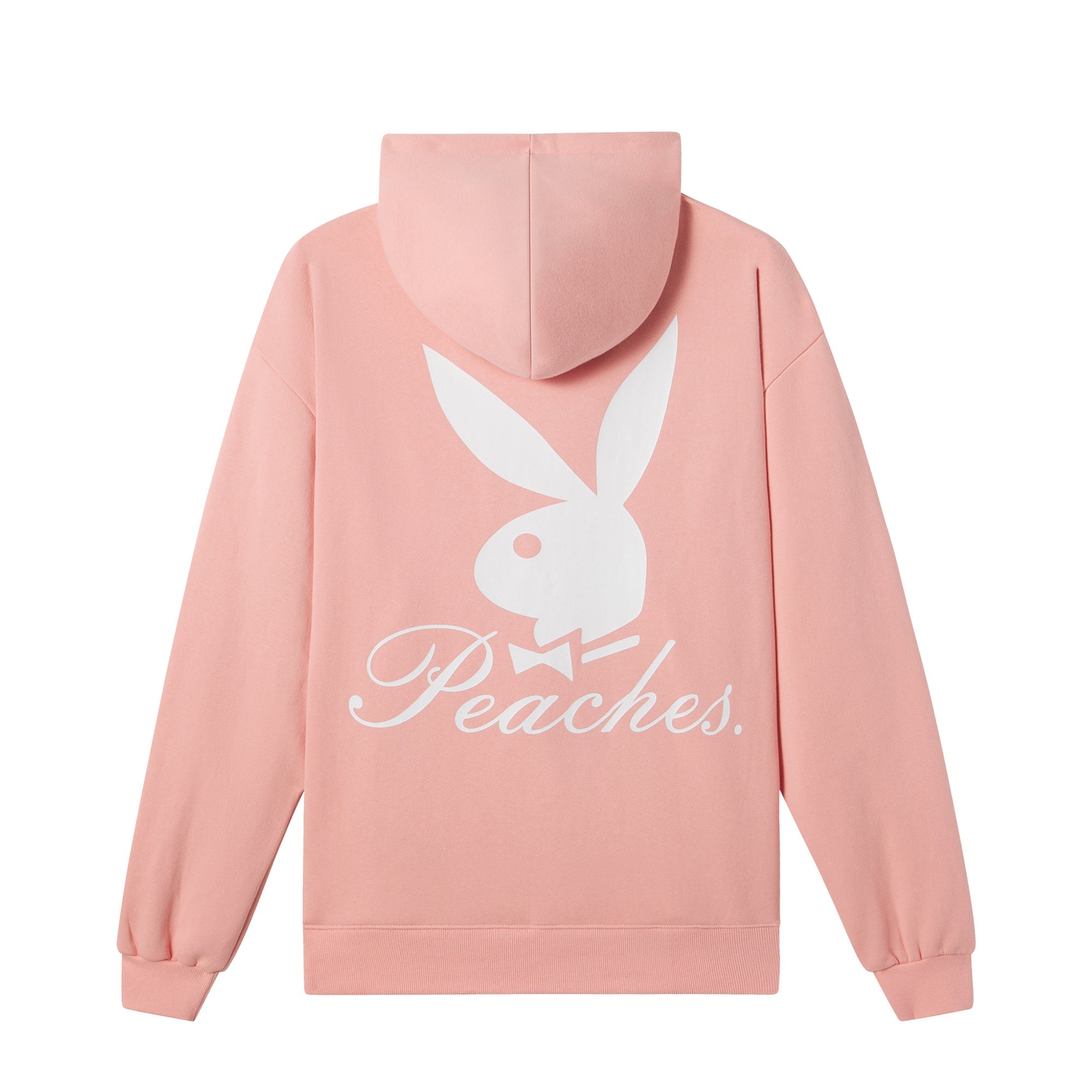 Playboy x Peaches. Script Hoodie Pink