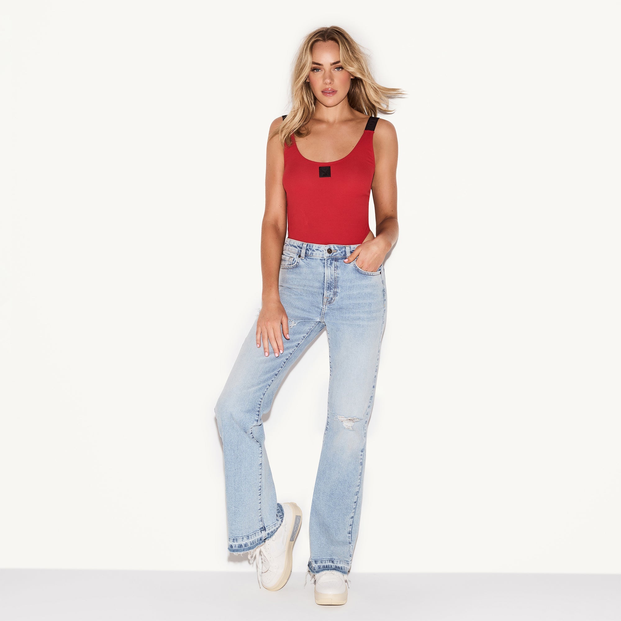 The Flare Jean Light Wash