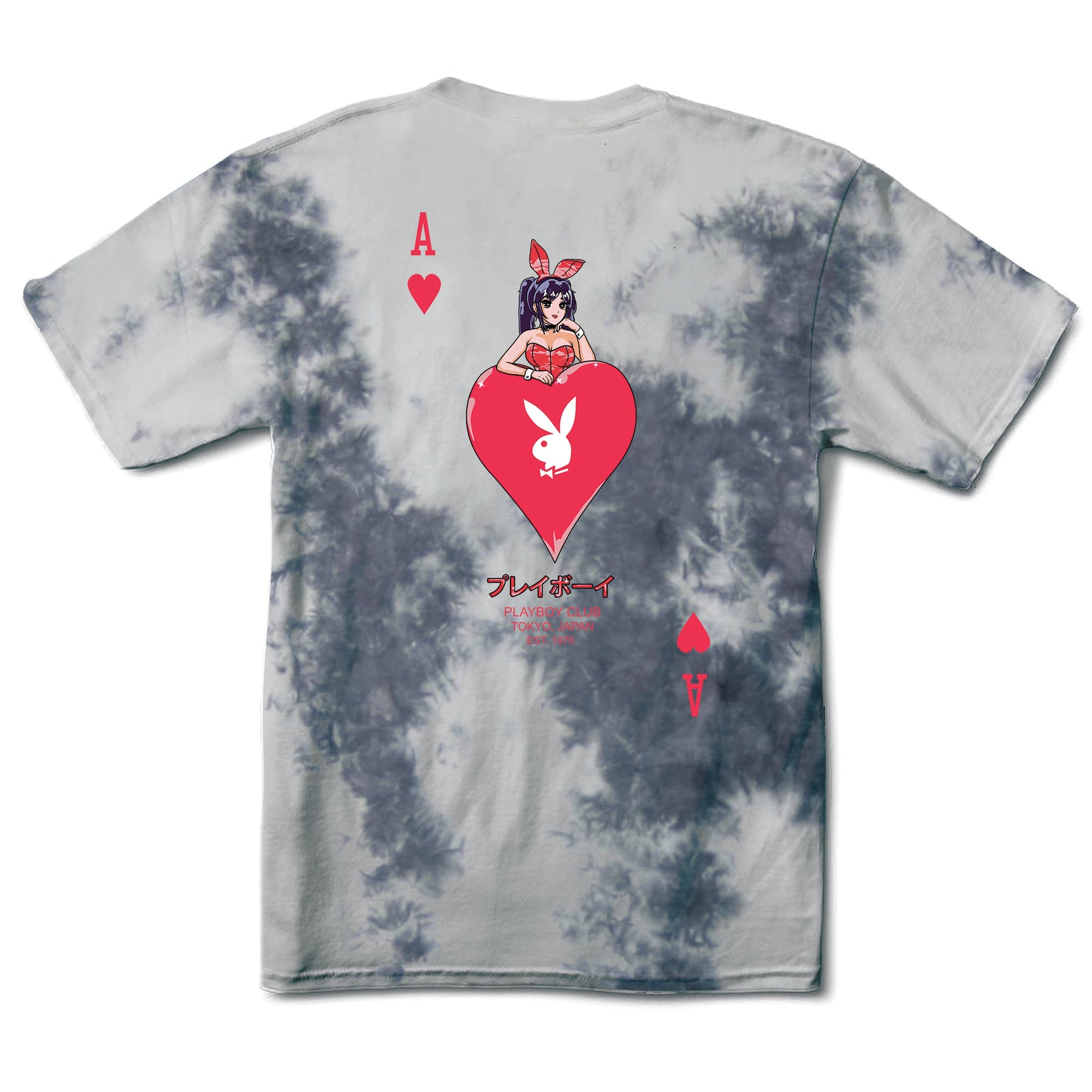 Ace of Hearts T-Shirt Tie-Dye
