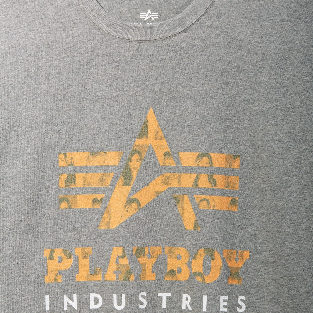 Collaboration Classic Alpha x T-Shirt: Industries Captivating Playboy