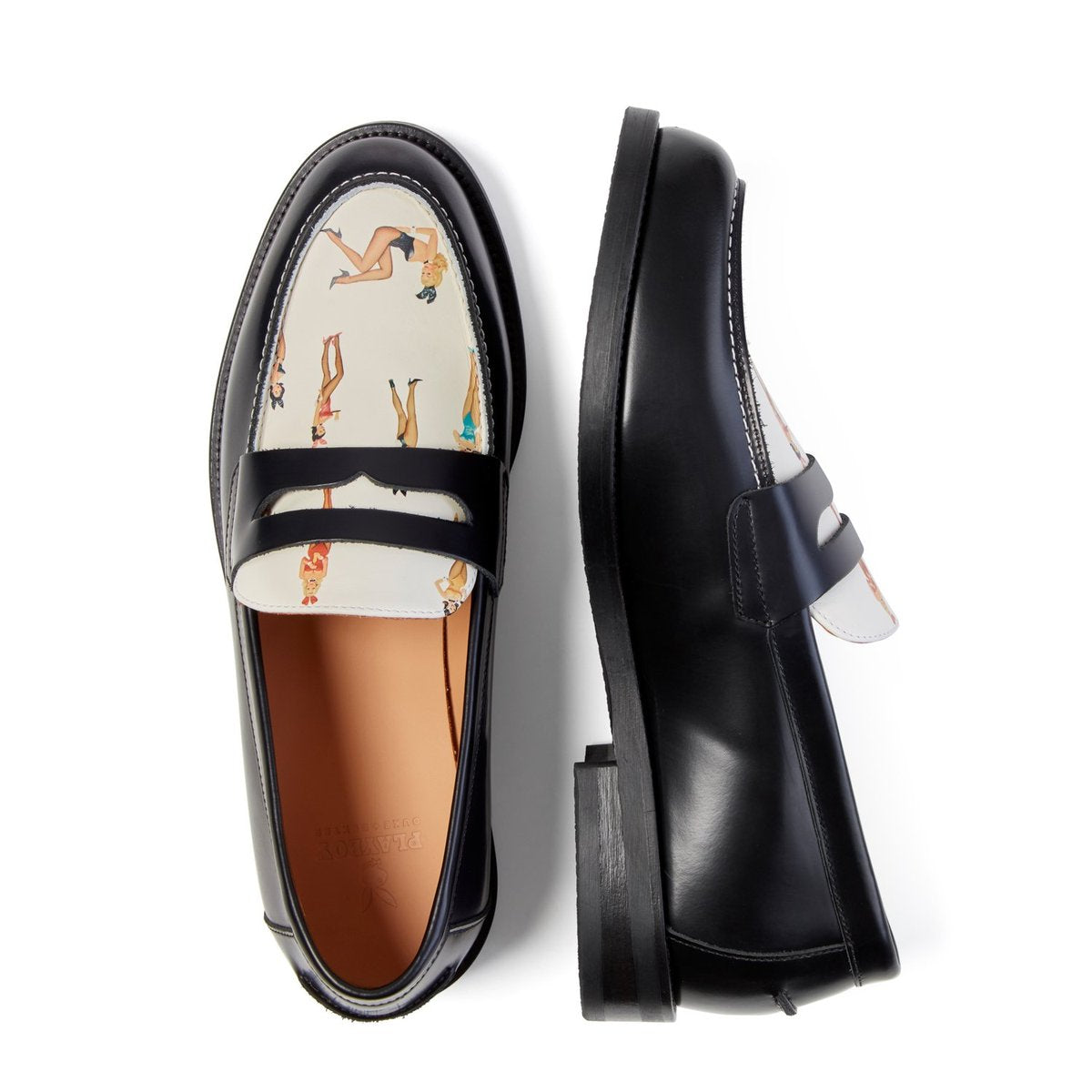 Duke + Dexter Vintage Pin-Up Penny Loafers