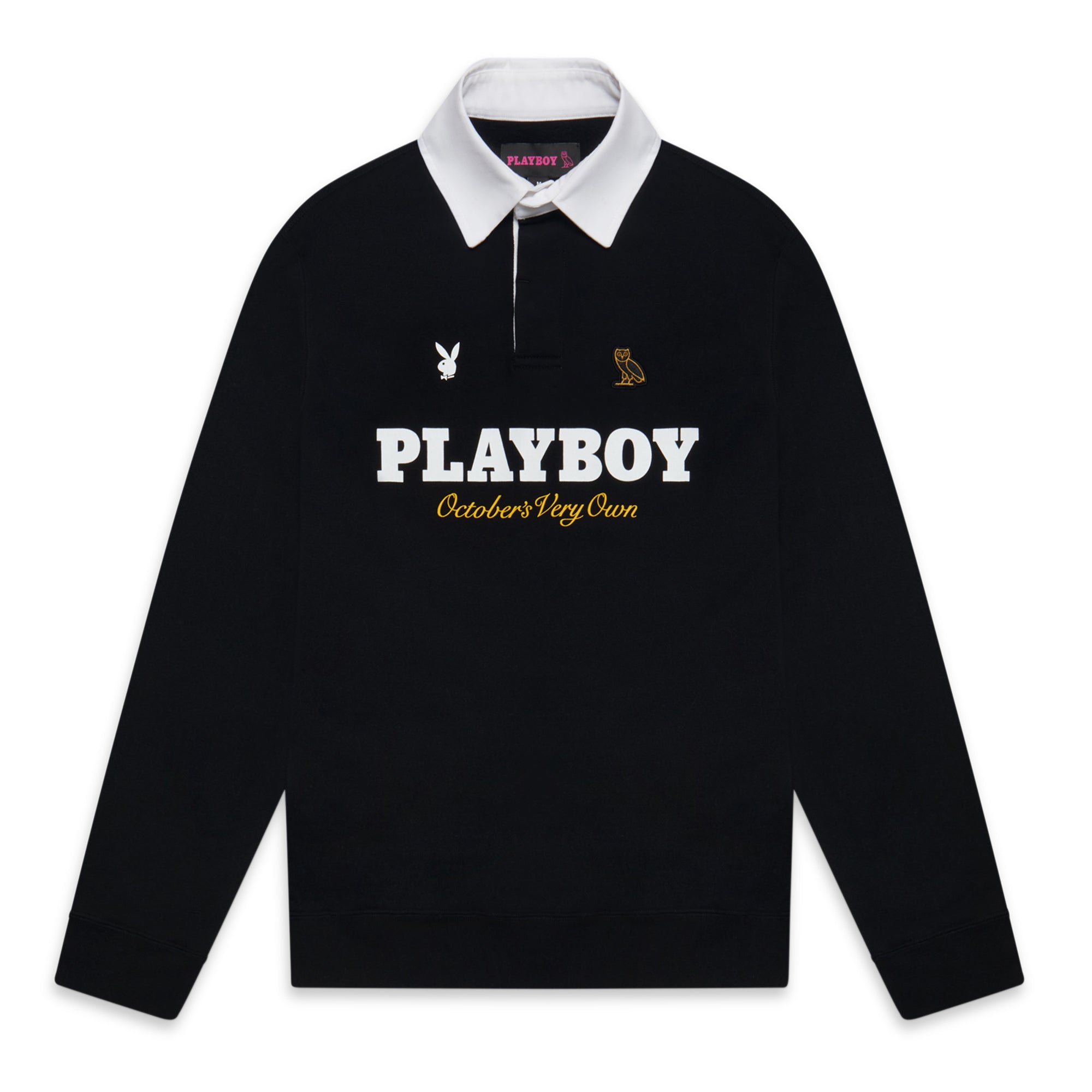 Playboy x OVO Rugby Polo Black