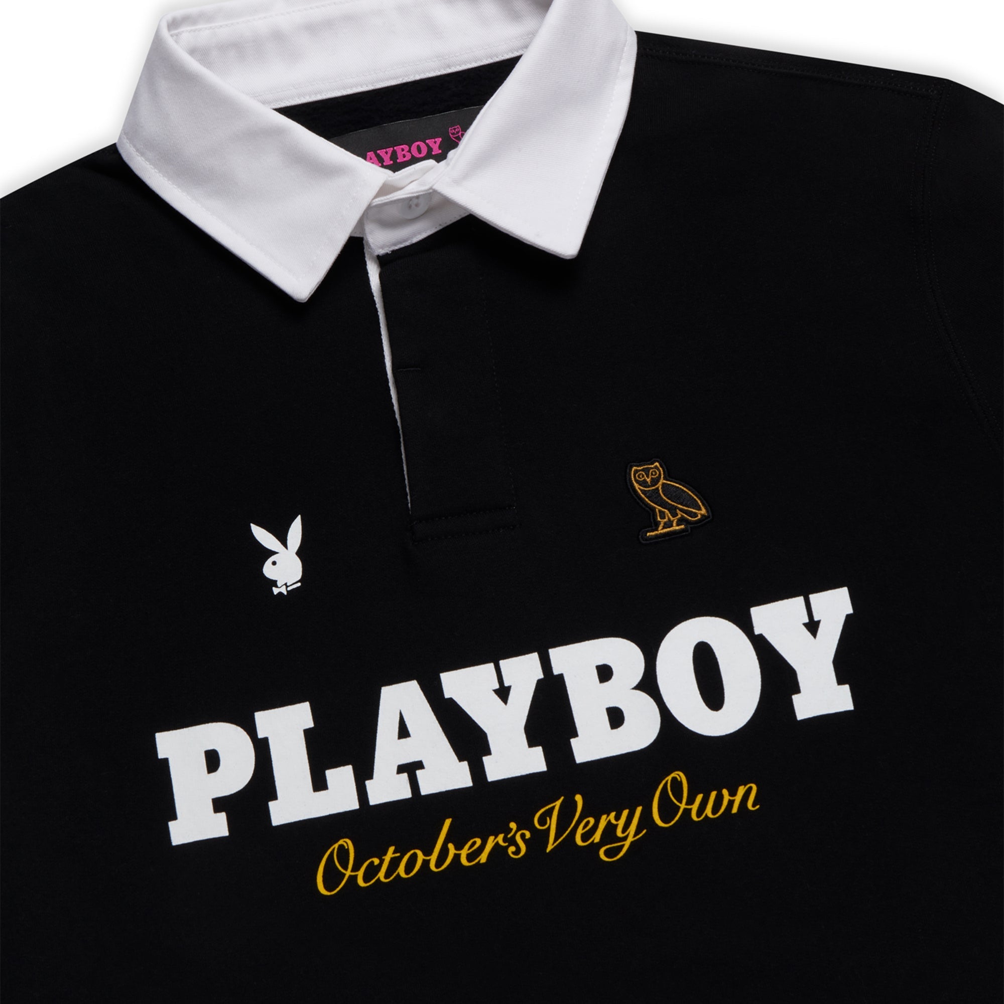 Playboy x OVO Rugby Polo Black
