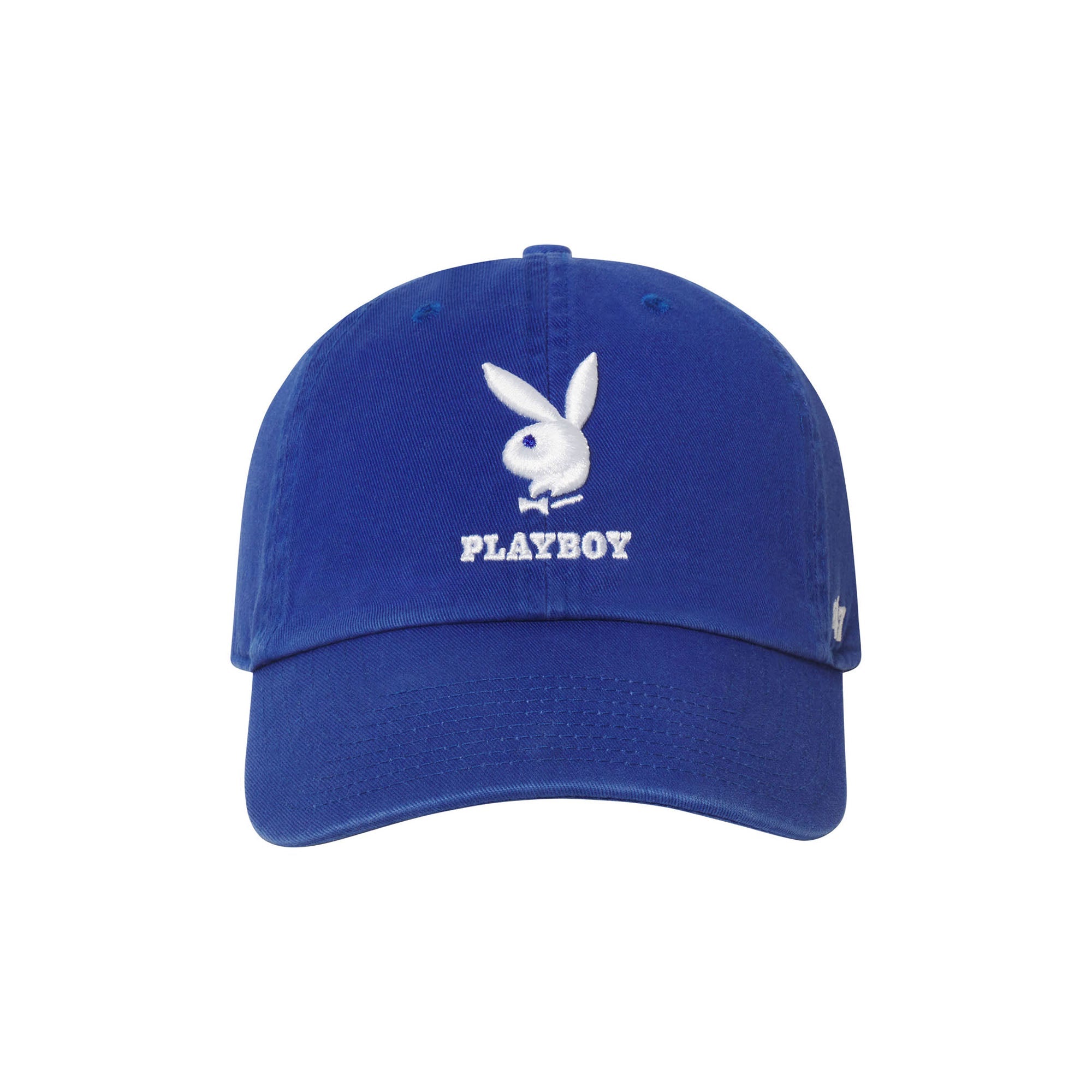 Blue and White Playboy Baseball Costume